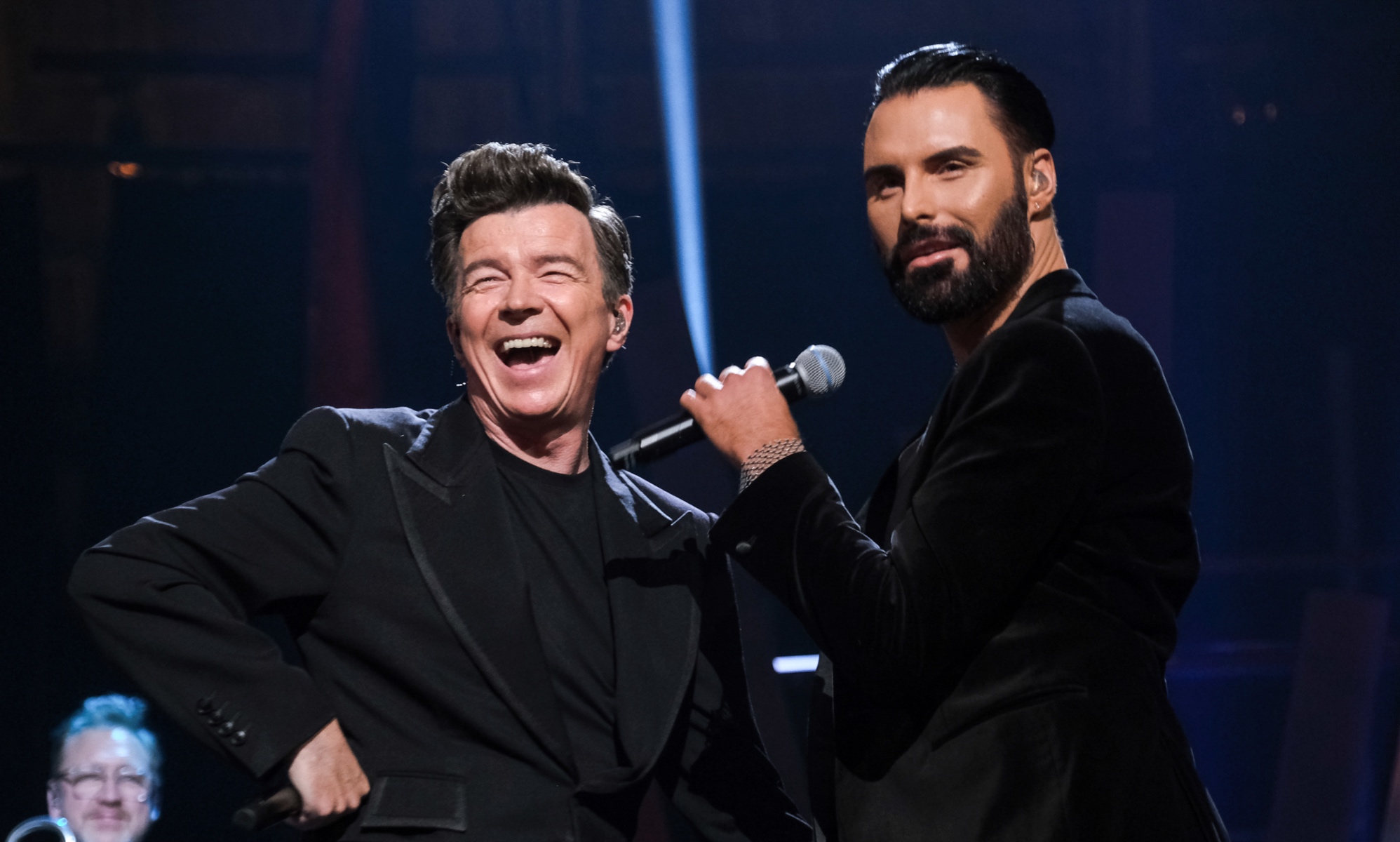 Rylan and Rick Astley gag fans with BBC New Year's Eve performance: 'Giving me life'
