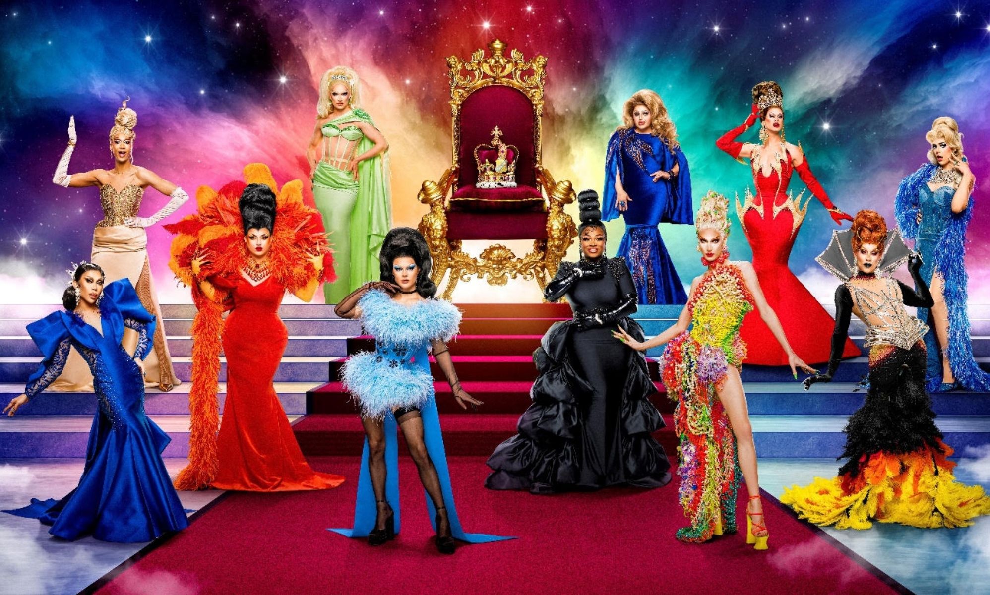 The cast of RuPaul