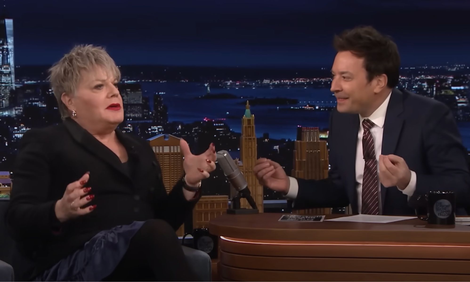 Suzy Eddie Izzard  'determined' to be an MP, she tells Jimmy Fallon