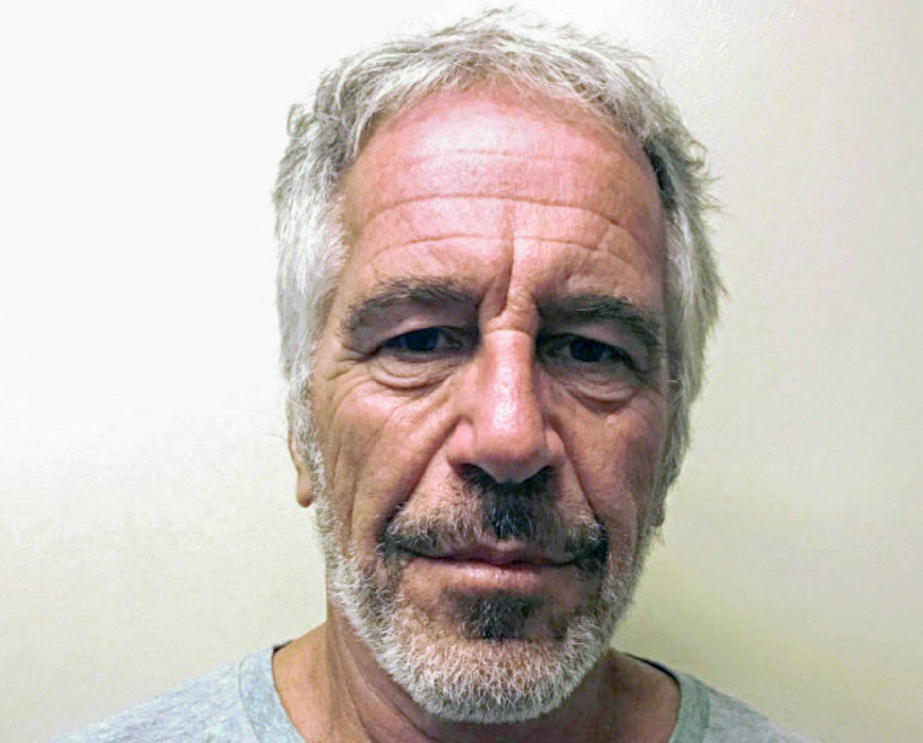 A mugshot of Jeffrey Epstein