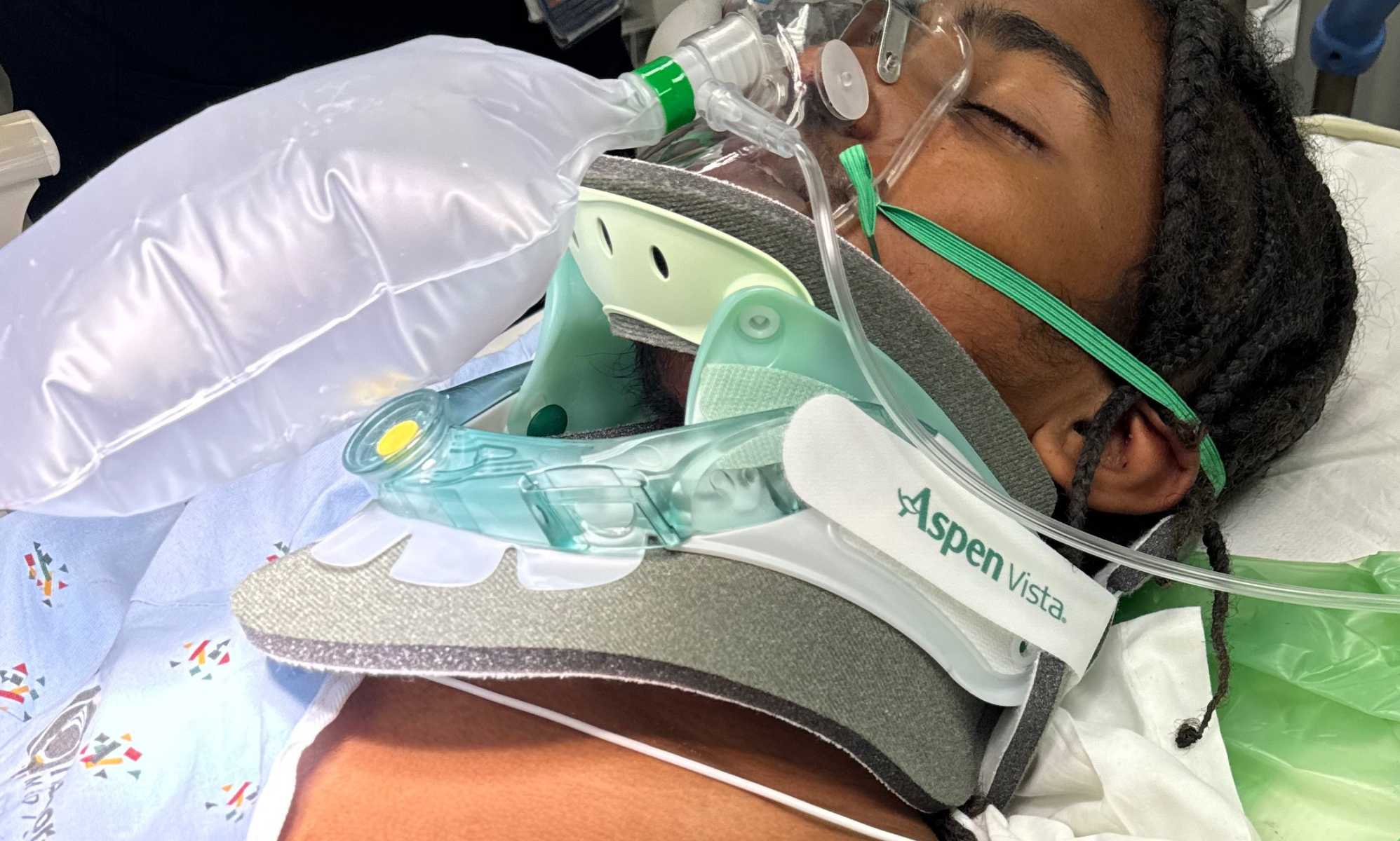 Stabbed teenager taunted with homophobic slurs in LA beach attack that left him with punctured lung