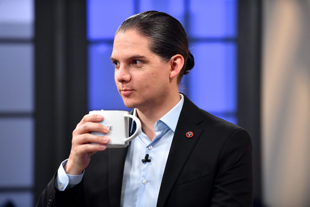 Robby Starbuck is seen on set during taping of a show called &quot;Candace&quot; on July 12, 2021 in Nashville, Tennessee.