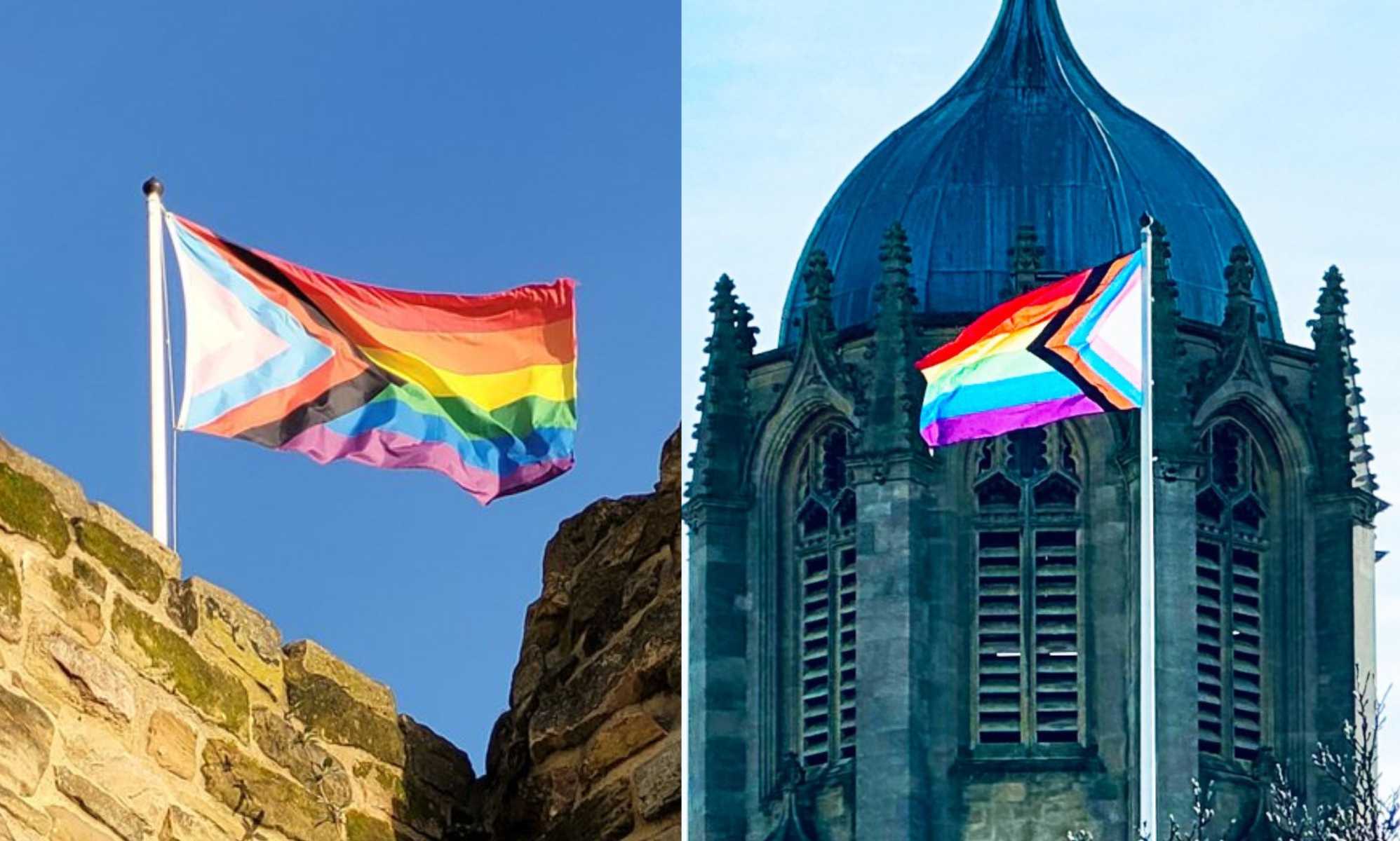 Pride flags proudly flying across UK for LGBT+ History Month