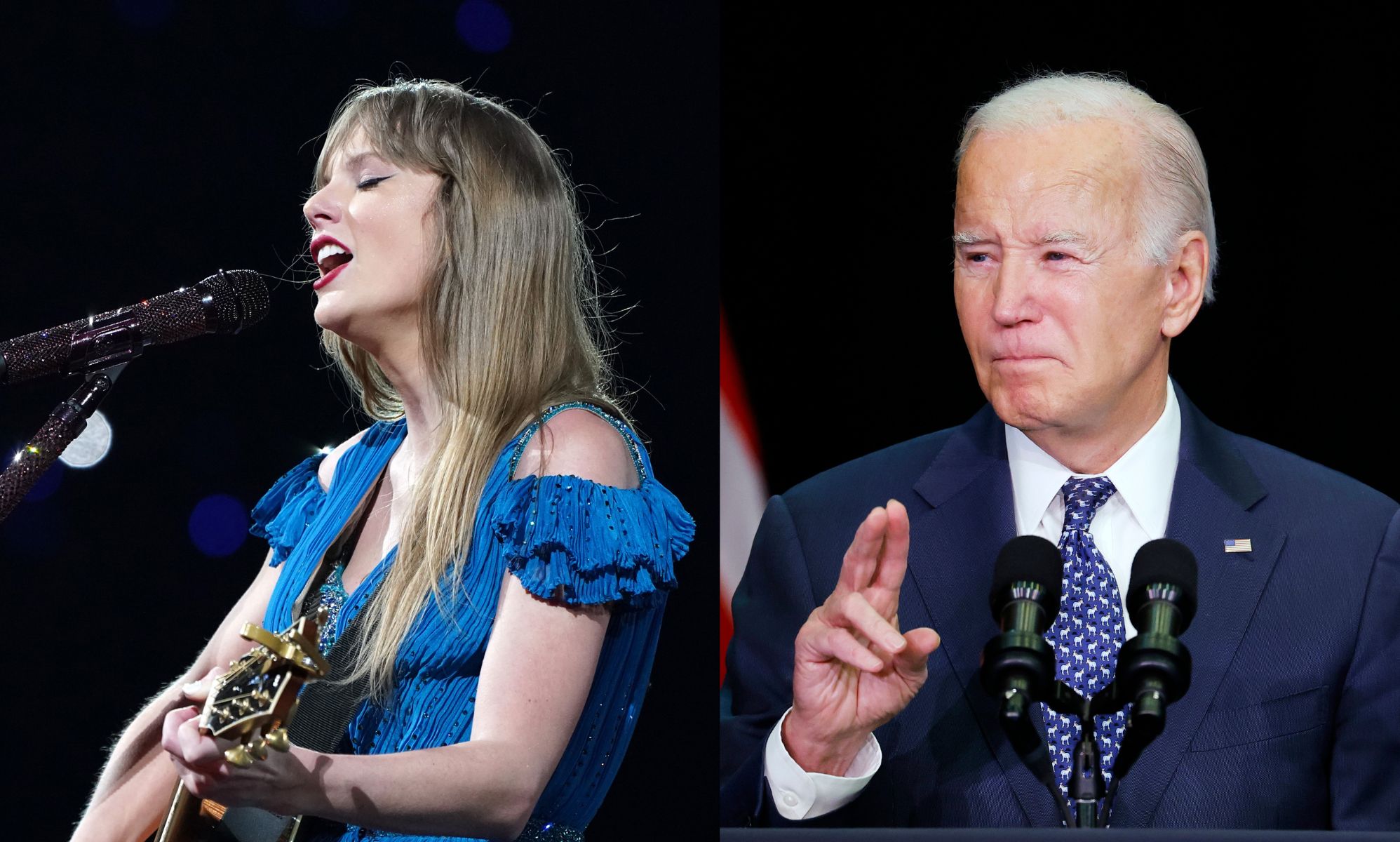 A bizarre conspiracy about Taylor Swift and Joe Biden is going viral – and her fans aren't happy