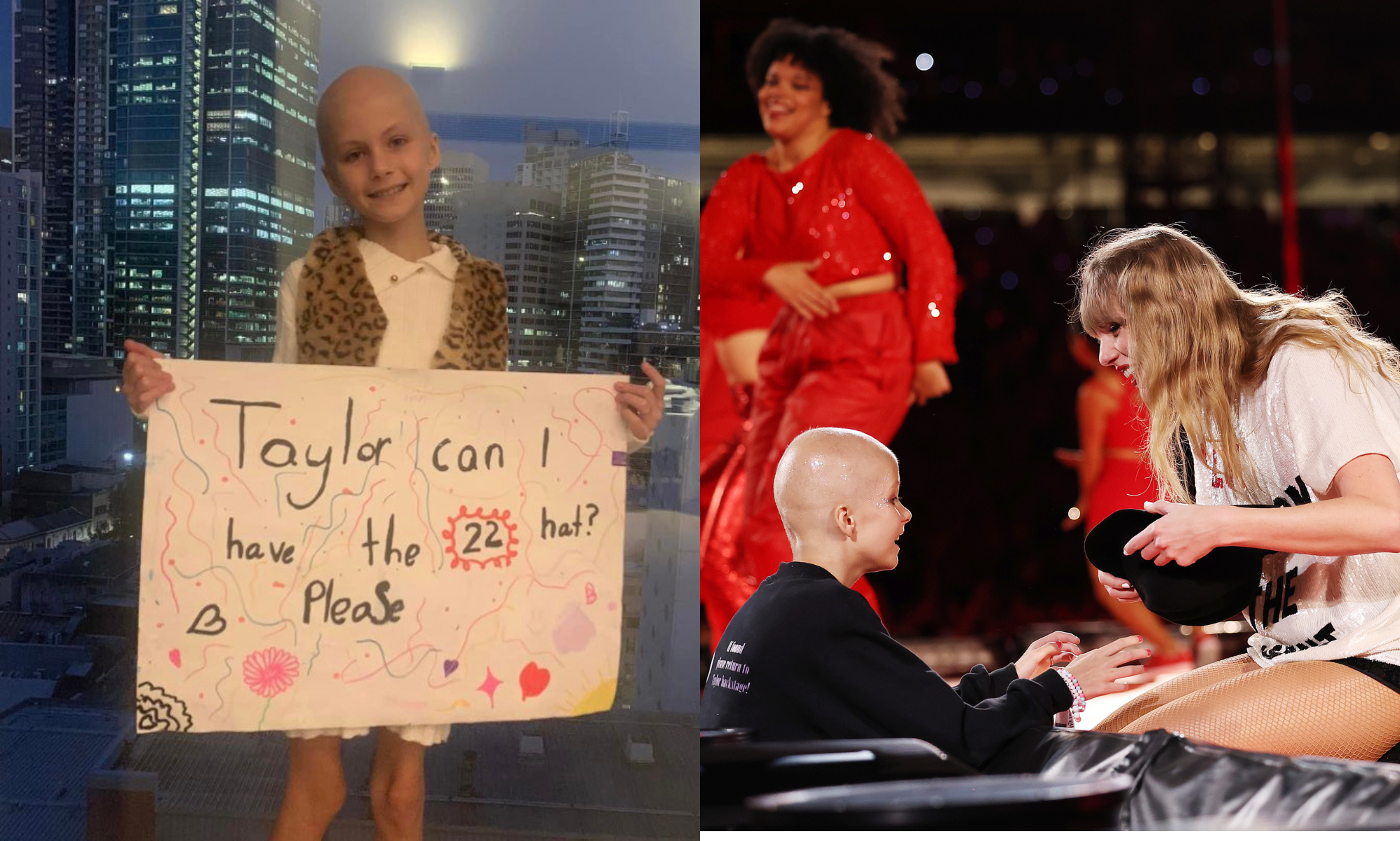 Taylor Swift makes a little girl with terminal cancer's wish come true during The Eras Tour, Sydney