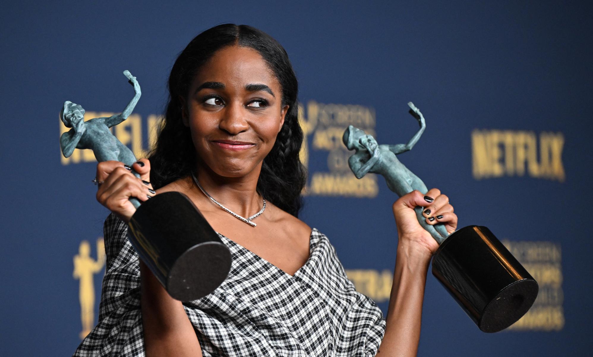 Queer icon Ayo Edebiri secures 'queen' status after hilarious SAG Awards interview