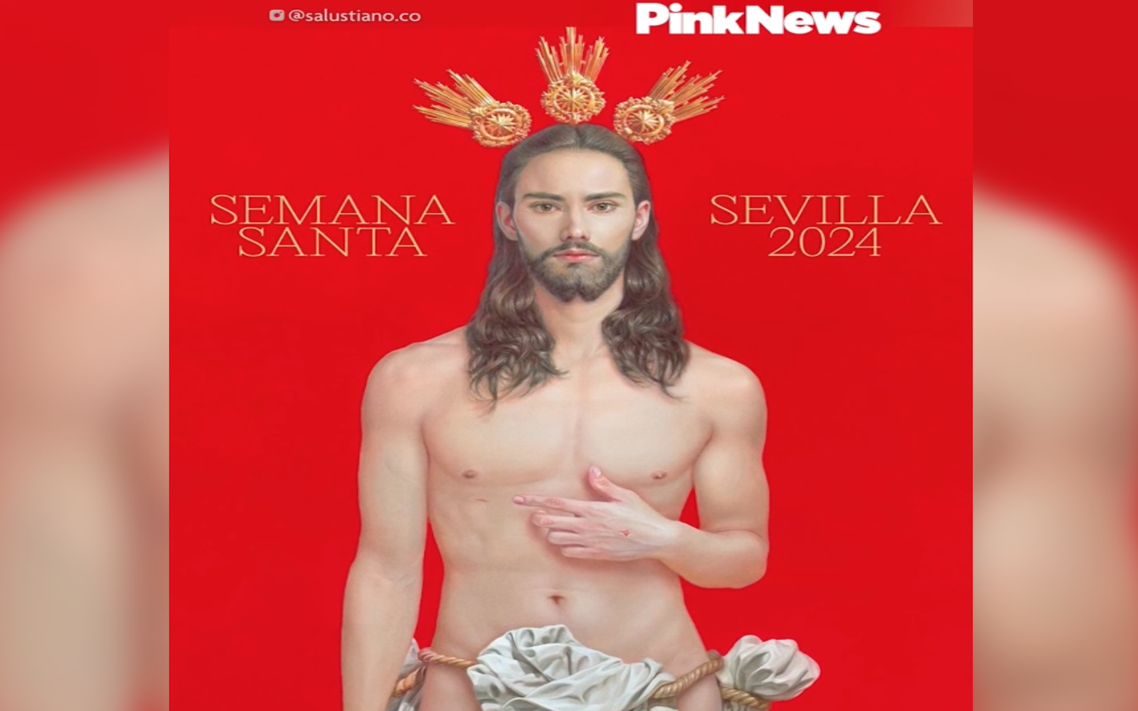 'Gay' Jesus painting sparks Christian uproar in Spain