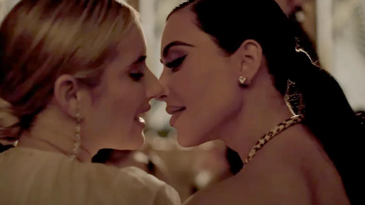 Kim Kardashian kisses Emma Roberts in new American Horror Story trailer