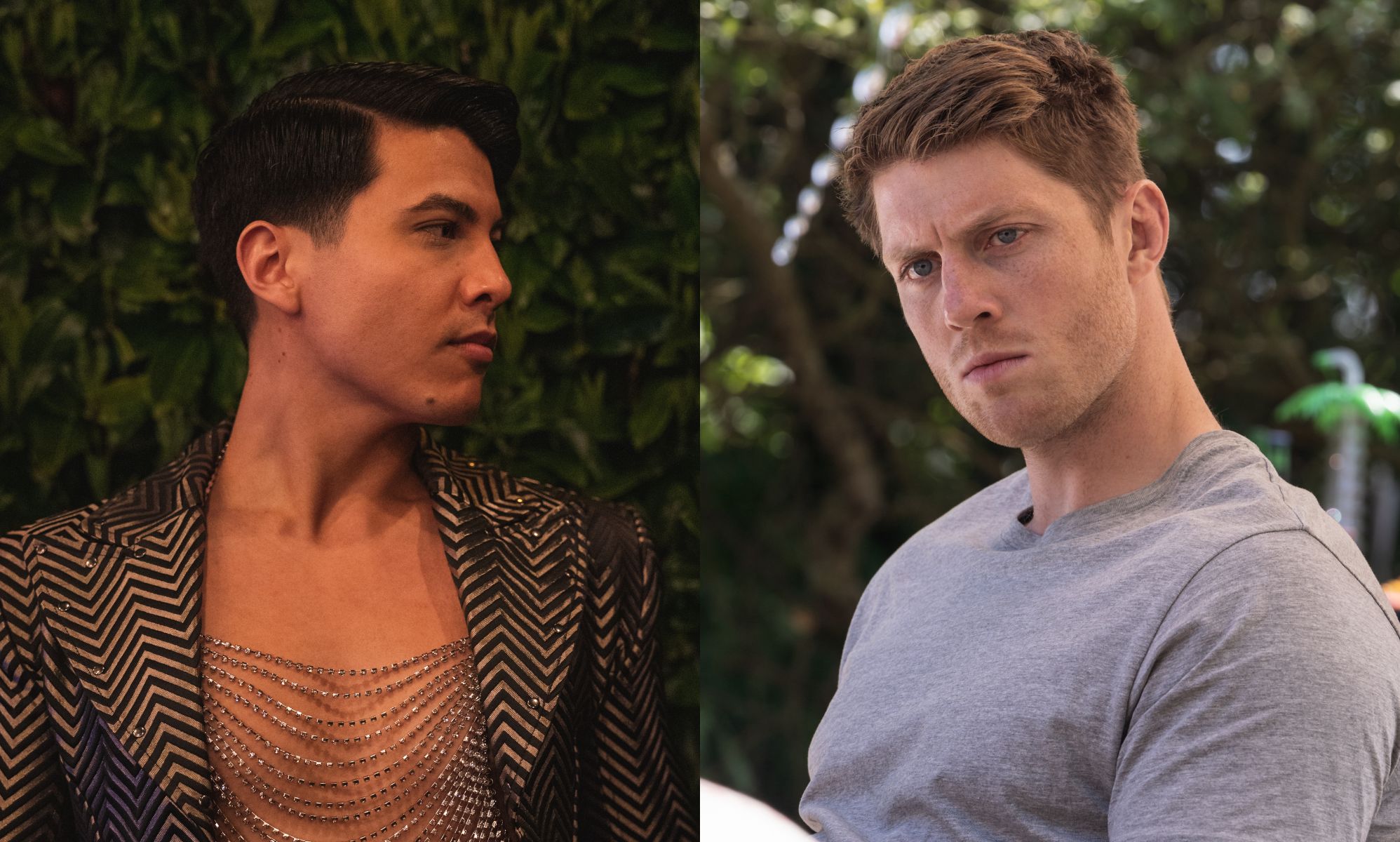 James Phoon as Hamish and Peter Claffey as Cormack in Wreck season 2.