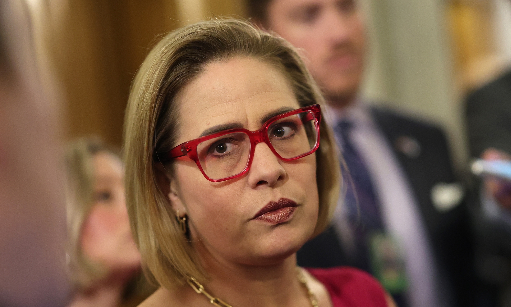 Krysten Sinema in the Senate.