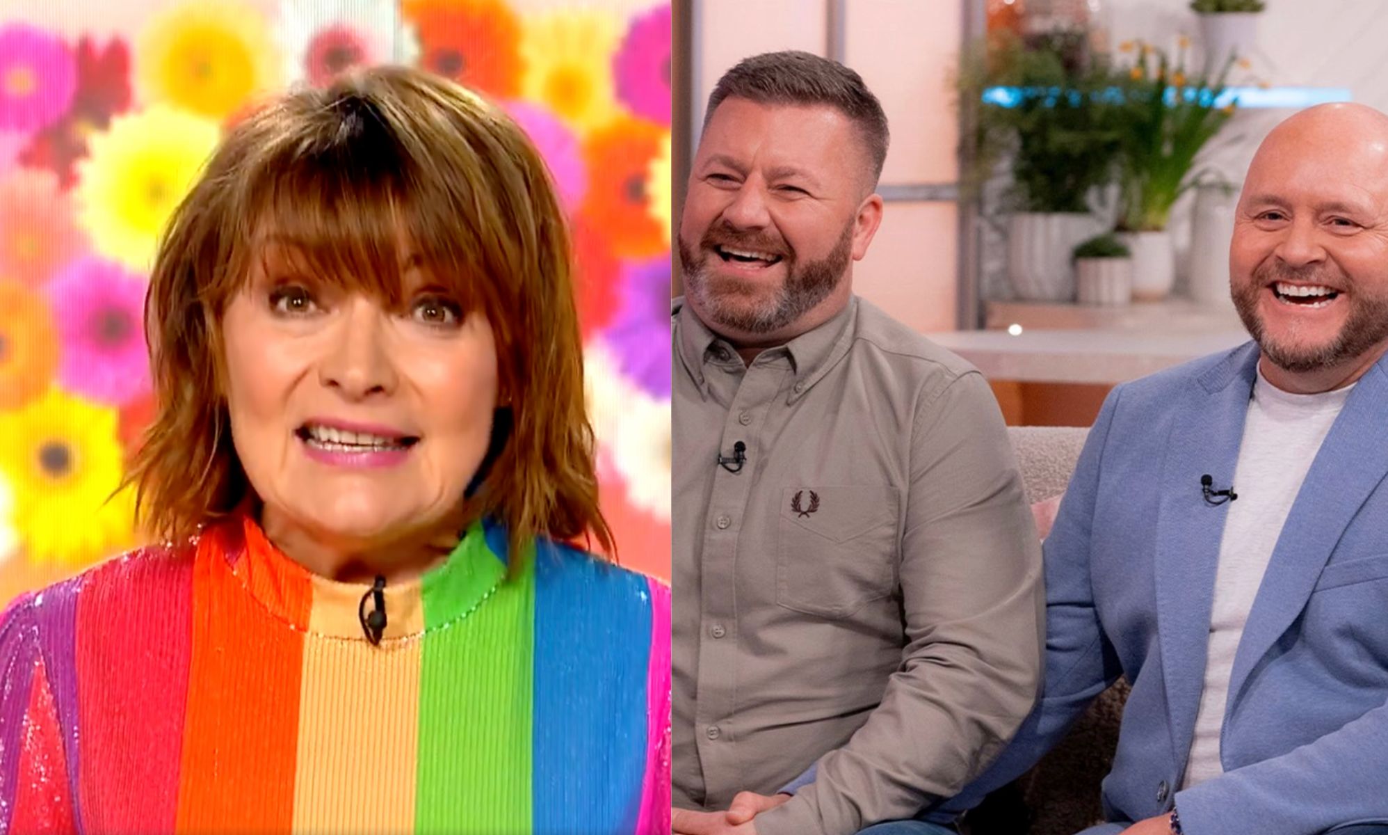 Lorraine Kelly leaves viewers in tears after marrying gay couple on live TV