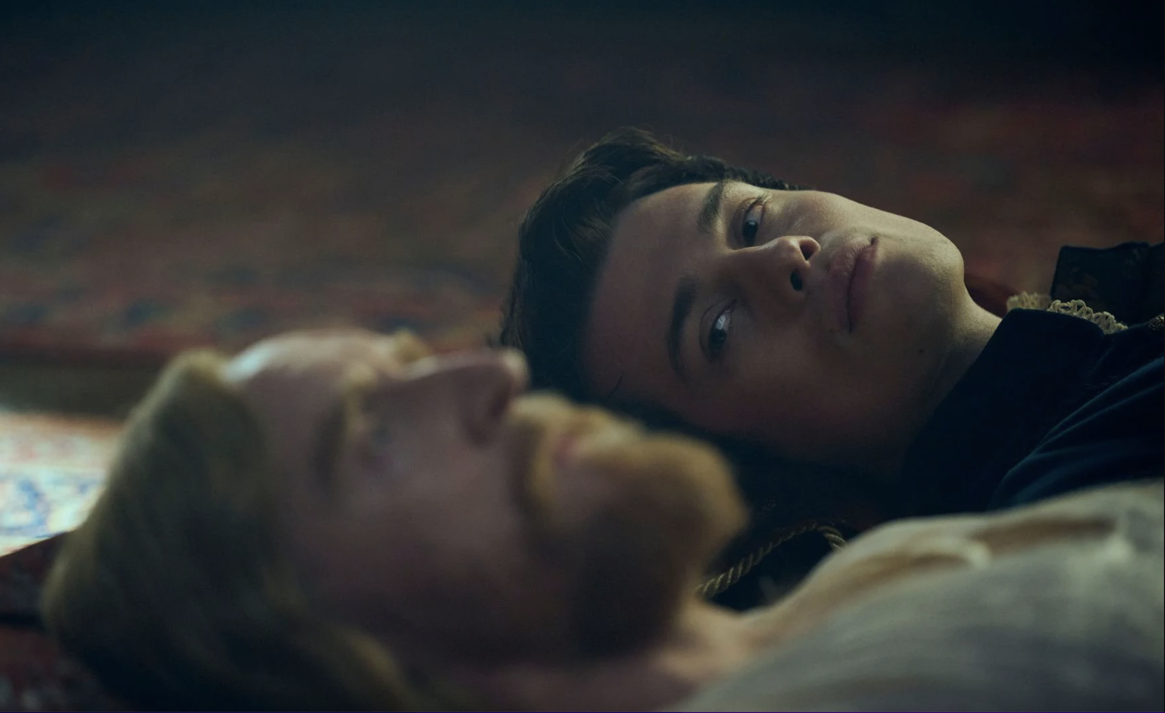 Tony Curran and Nicholas Galitzine in Mary &amp; George.