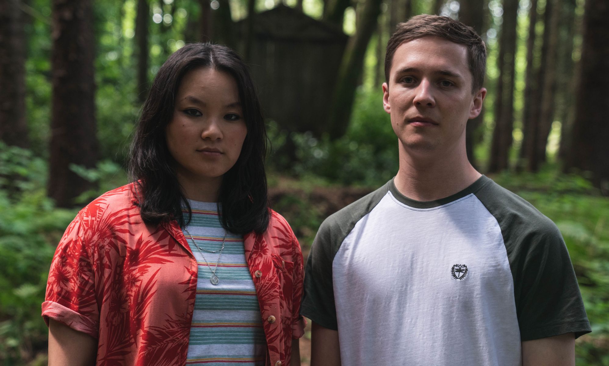 Oscar Kennedy as Jamie and Thaddea Graham as Vivian in Wreck season two.