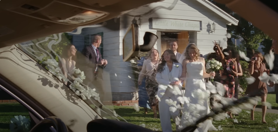 Bigots are, unsurprisingly, raging over a car advert which shows lesbian newlyweds