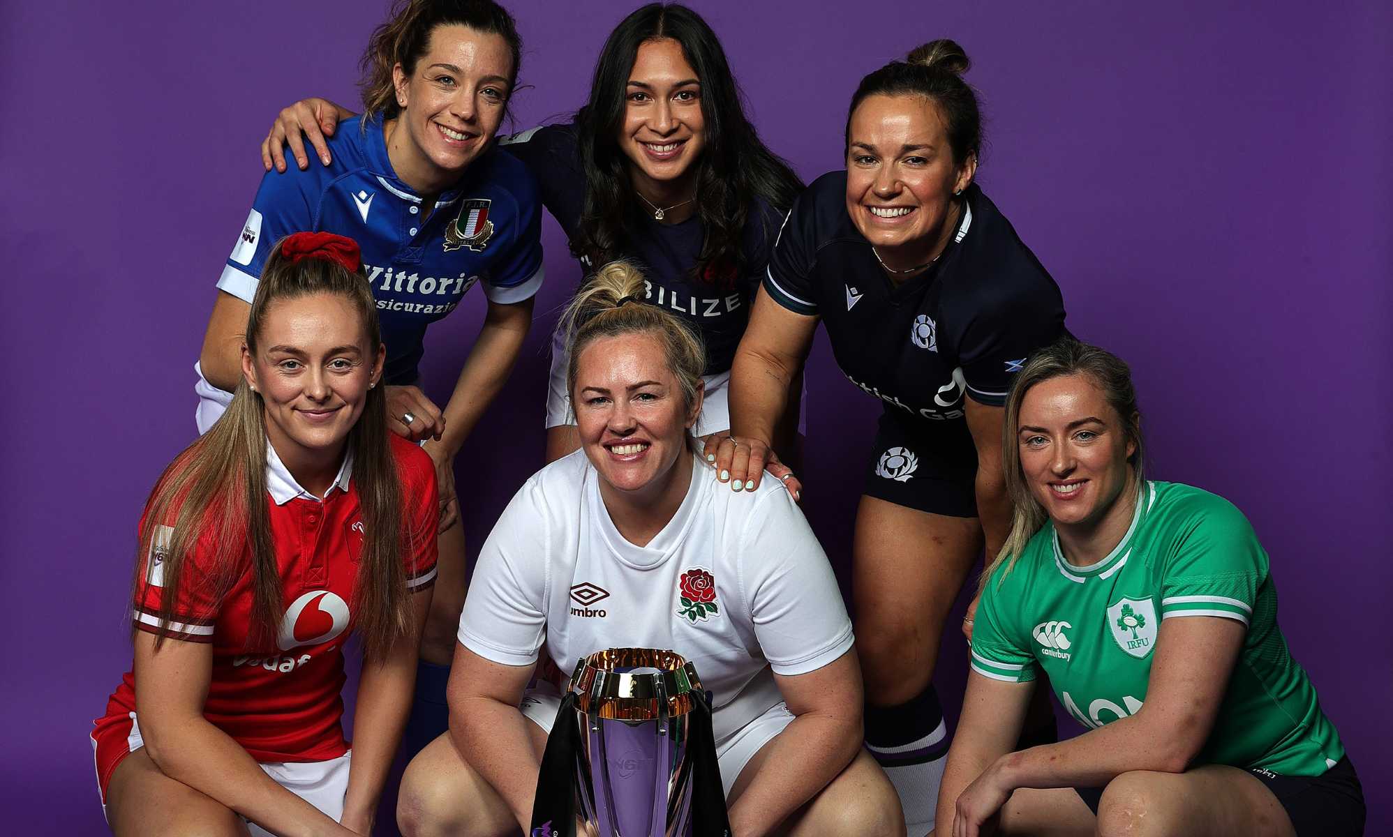 Six Nations captains ready to take women's rugby to next level: 'I hope little girls look up to us'