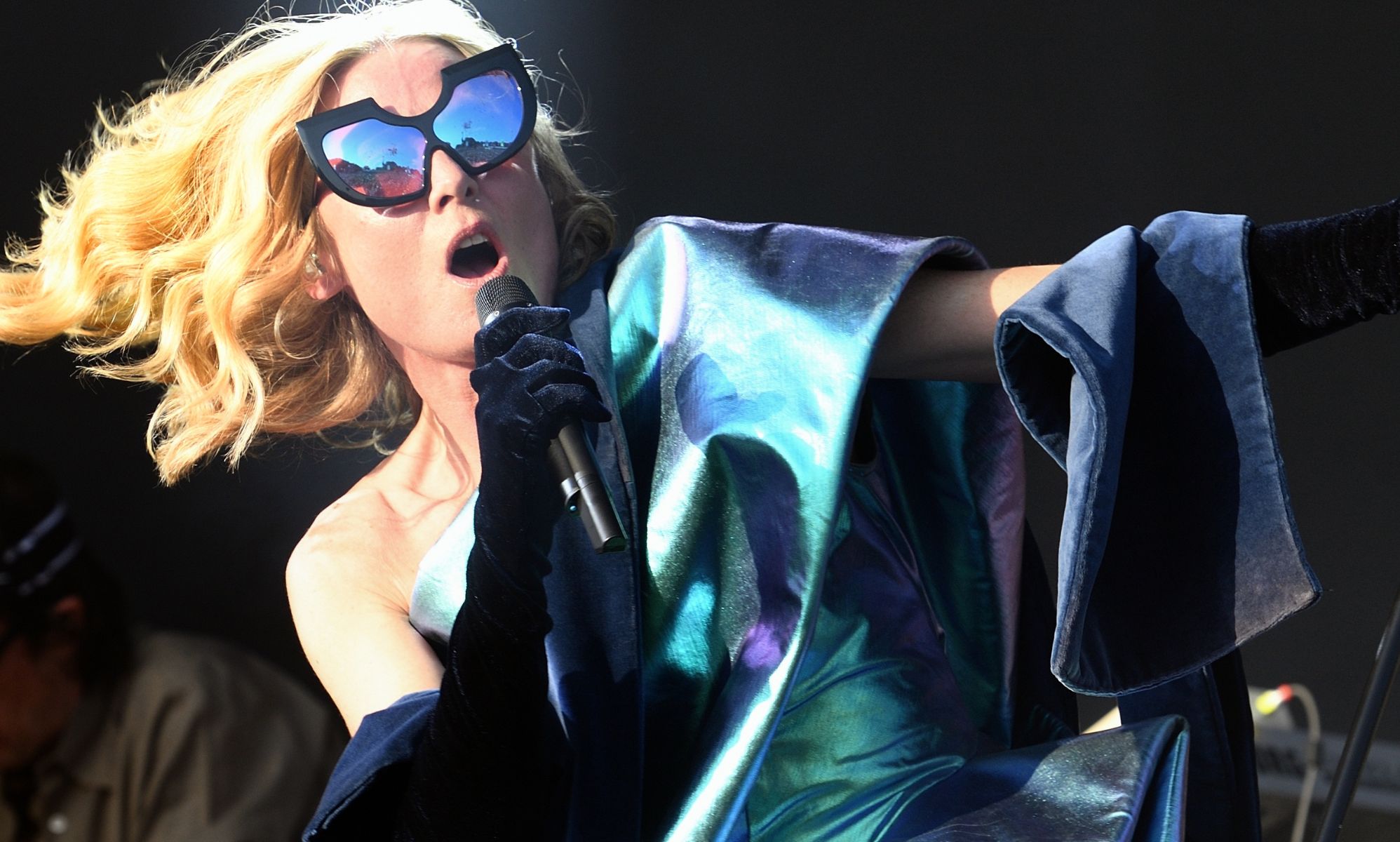 Róisín Murphy during a live performance. 