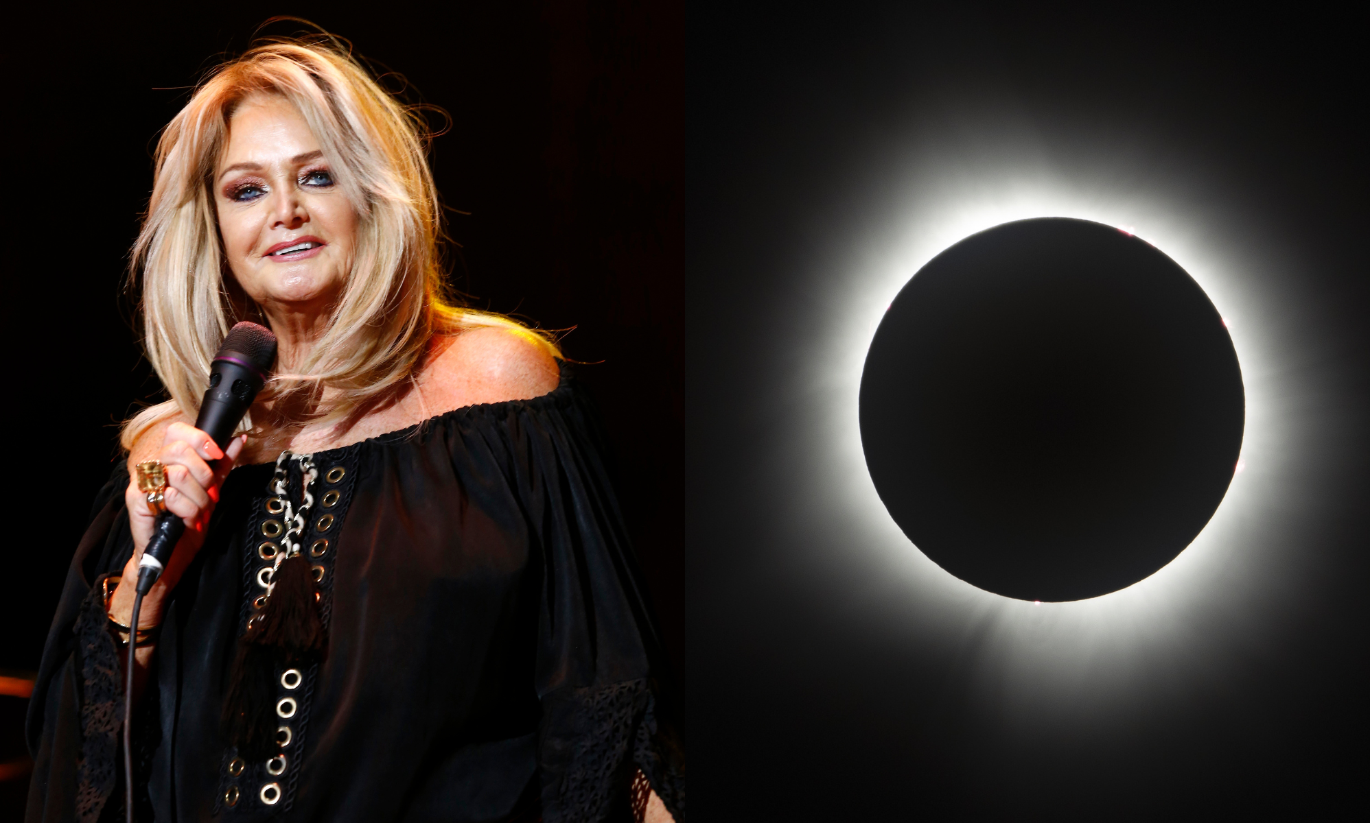 Bonnie Tyler's 'Total Eclipse of the Heart' reaches number one on iTunes during the solar eclipse