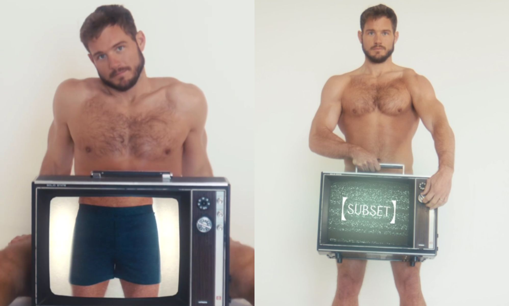 Colton Underwood strips off for new underwear campaign