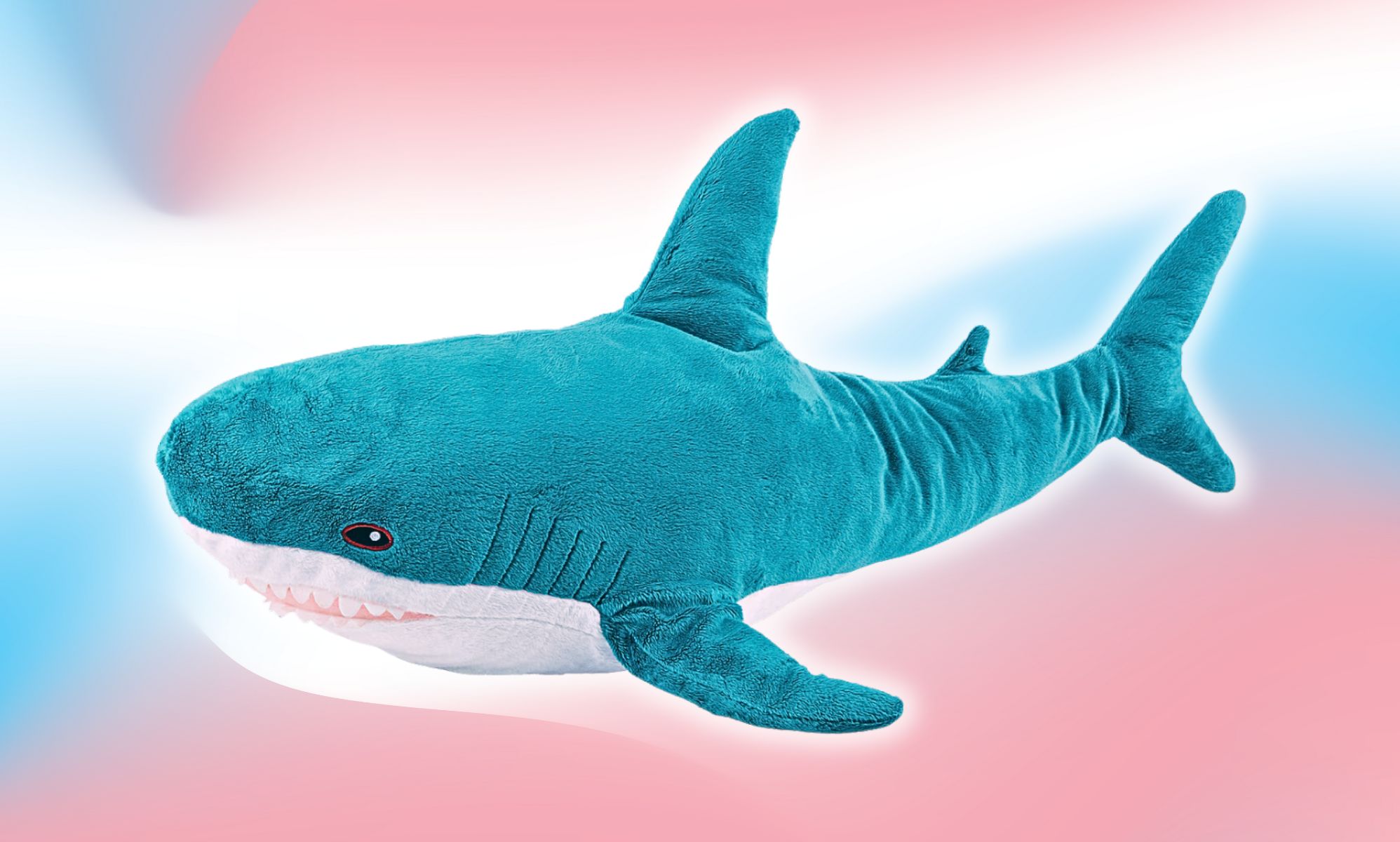 This is how IKEA's shark toy Blåhaj became a celebrated trans icon