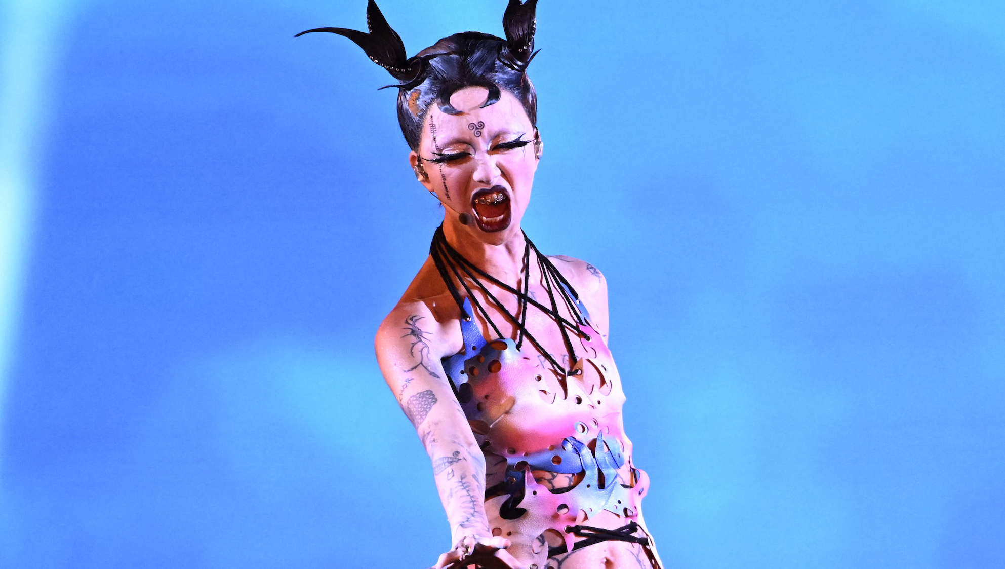 The non-binary singer raised awareness for trans rights. (Getty)