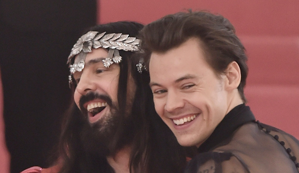 Harry Styles and gay 'love of his life' Alessandro Michele spotted wearing matching outfits in Rome