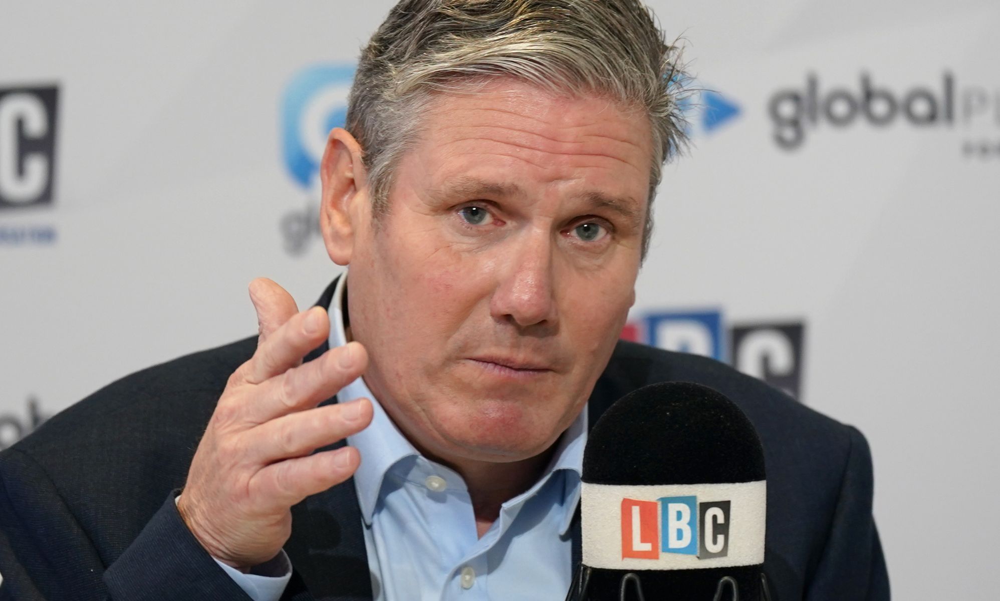 Keir Starmer on an episode of LBC.
