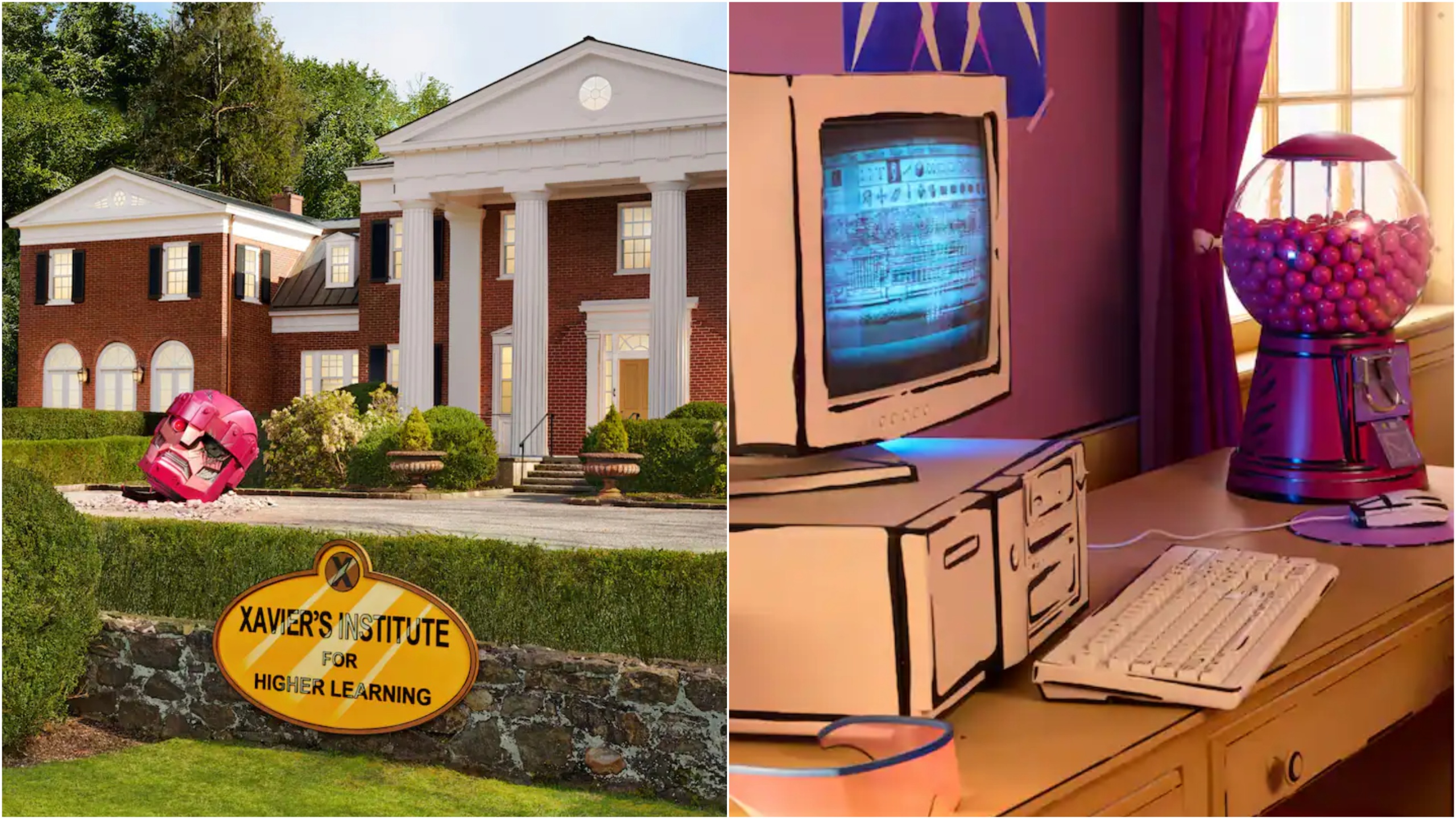 You can now rent the mansion from X-Men '97 on Airbnb – and it's a mind-blowing real-life cartoon