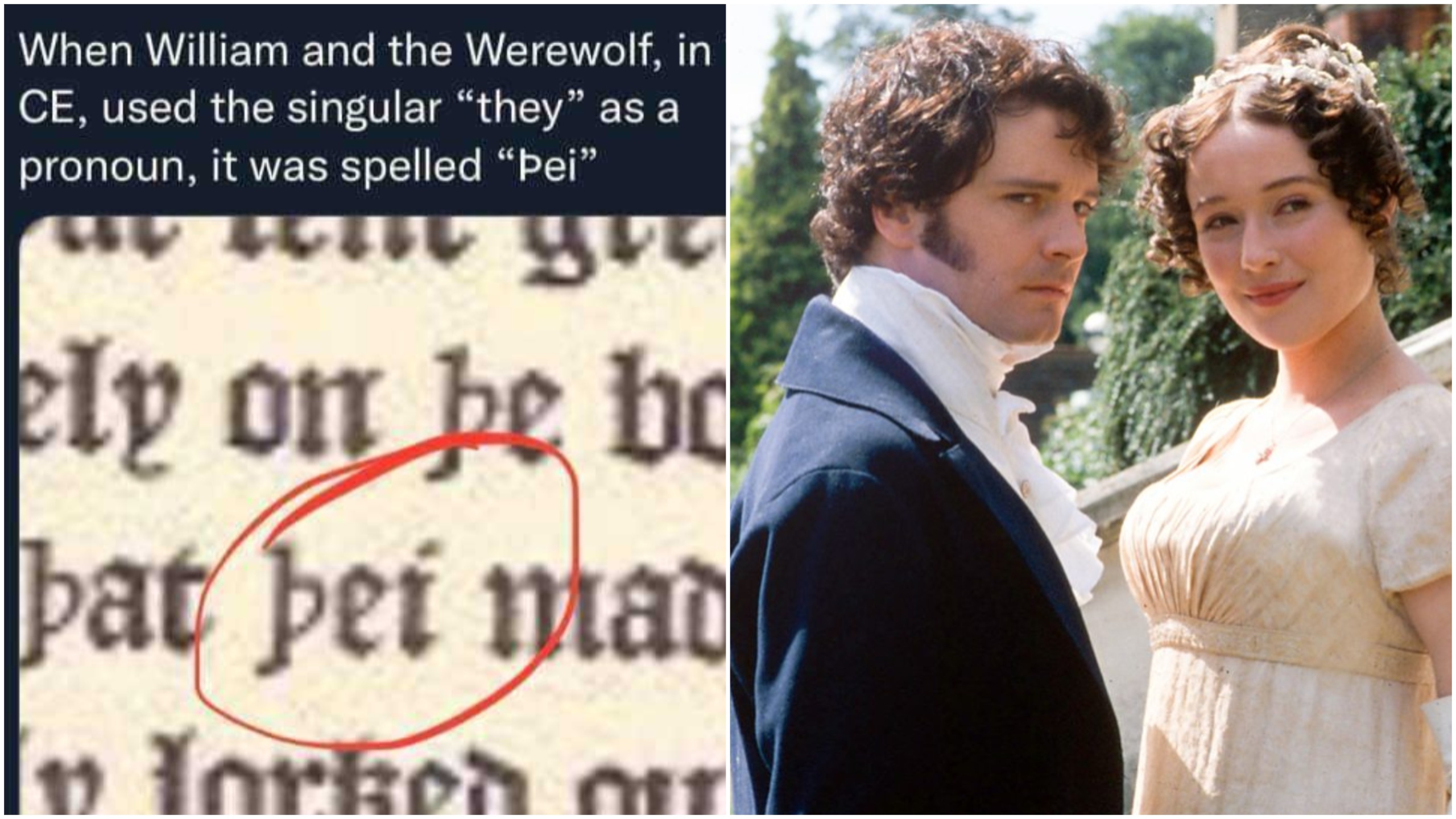 The fascinating history of they/them pronouns: from William the Werewolf to Jane Austen