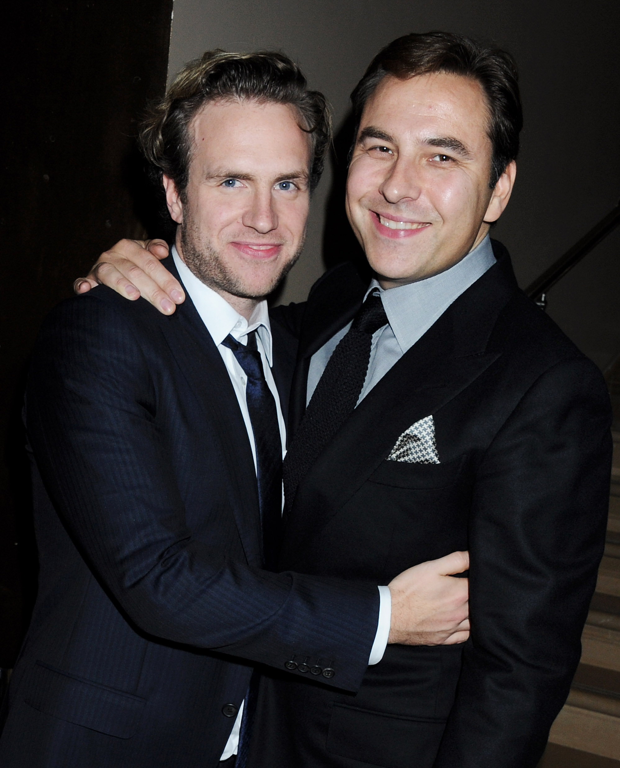 Rafe Spall and David Walliams attends the May Fair Gala following the premiere of 