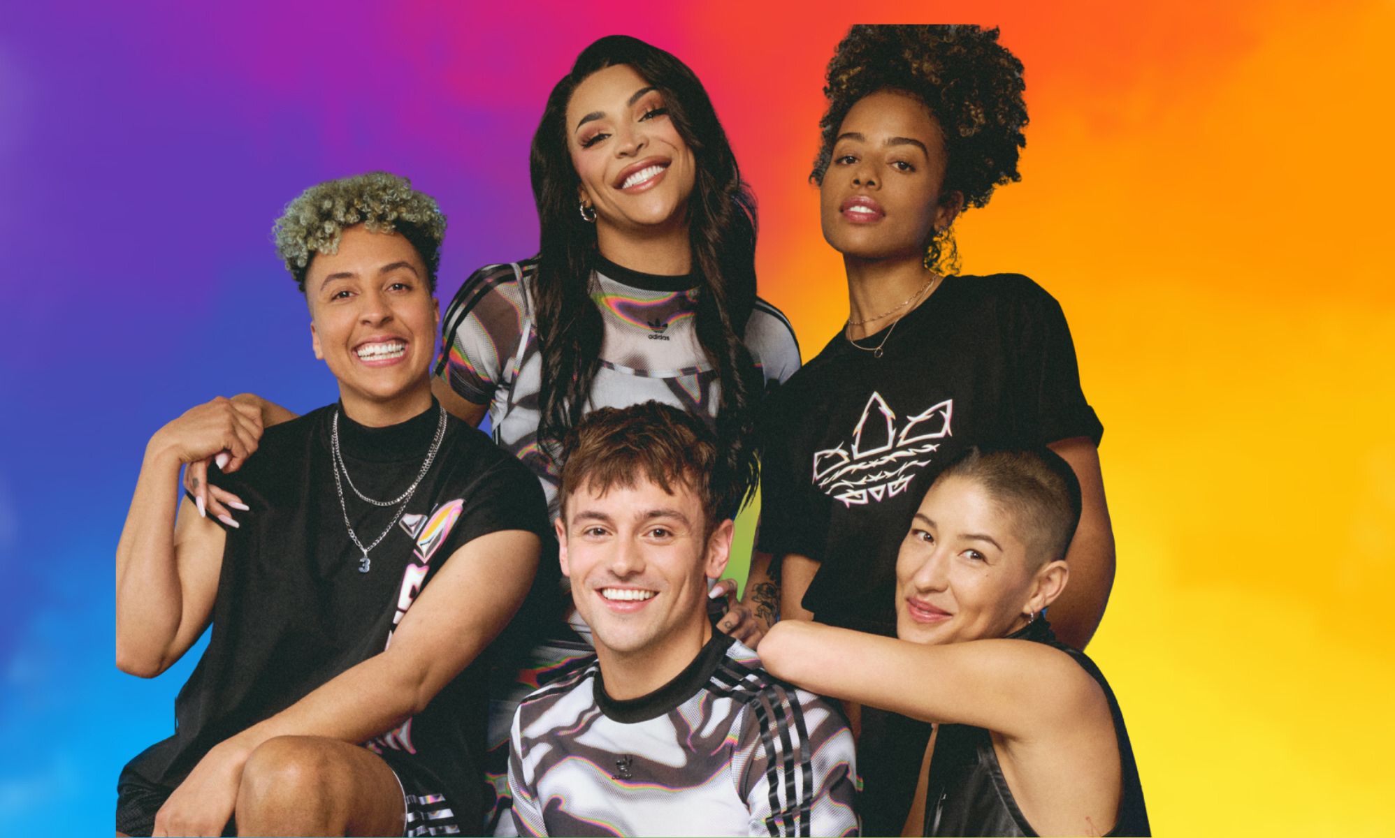 Tom Daley and Pabllo Vittar lead Adidas' 2024 Pride collection campaign