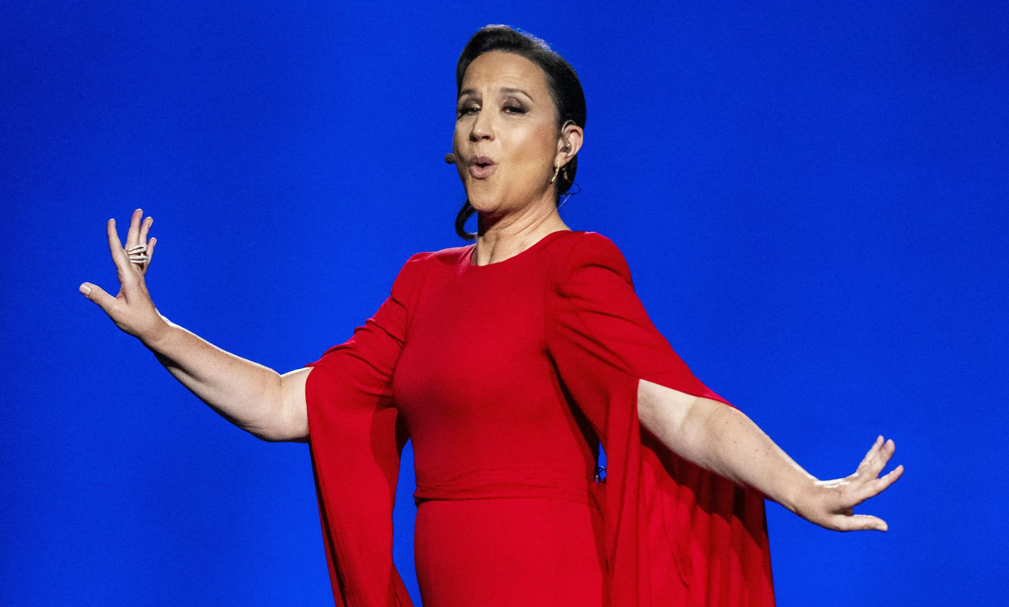 Eurovision host's hilarious joke about contest's gay fans leaves viewers in stitches