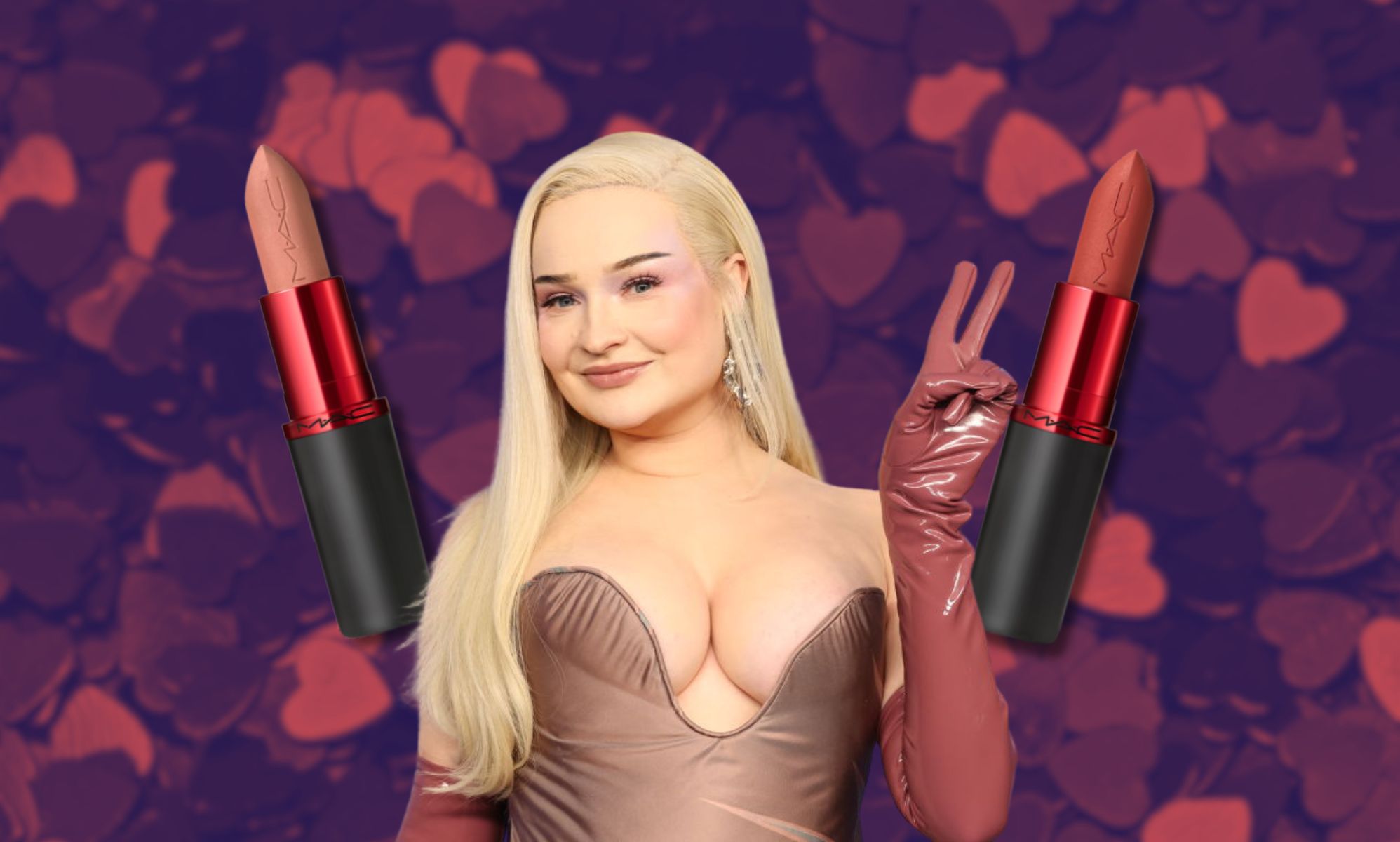 Kim Petras is the new face of MAC Cosmetics' iconic lipstick range