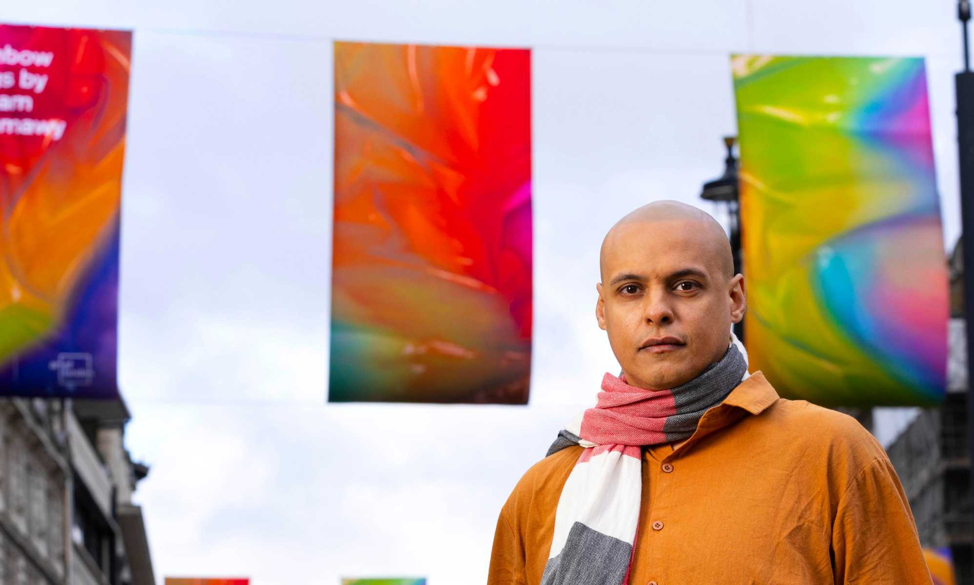 Artist behind London's new Pride flag display shares the powerful inspiration behind their design