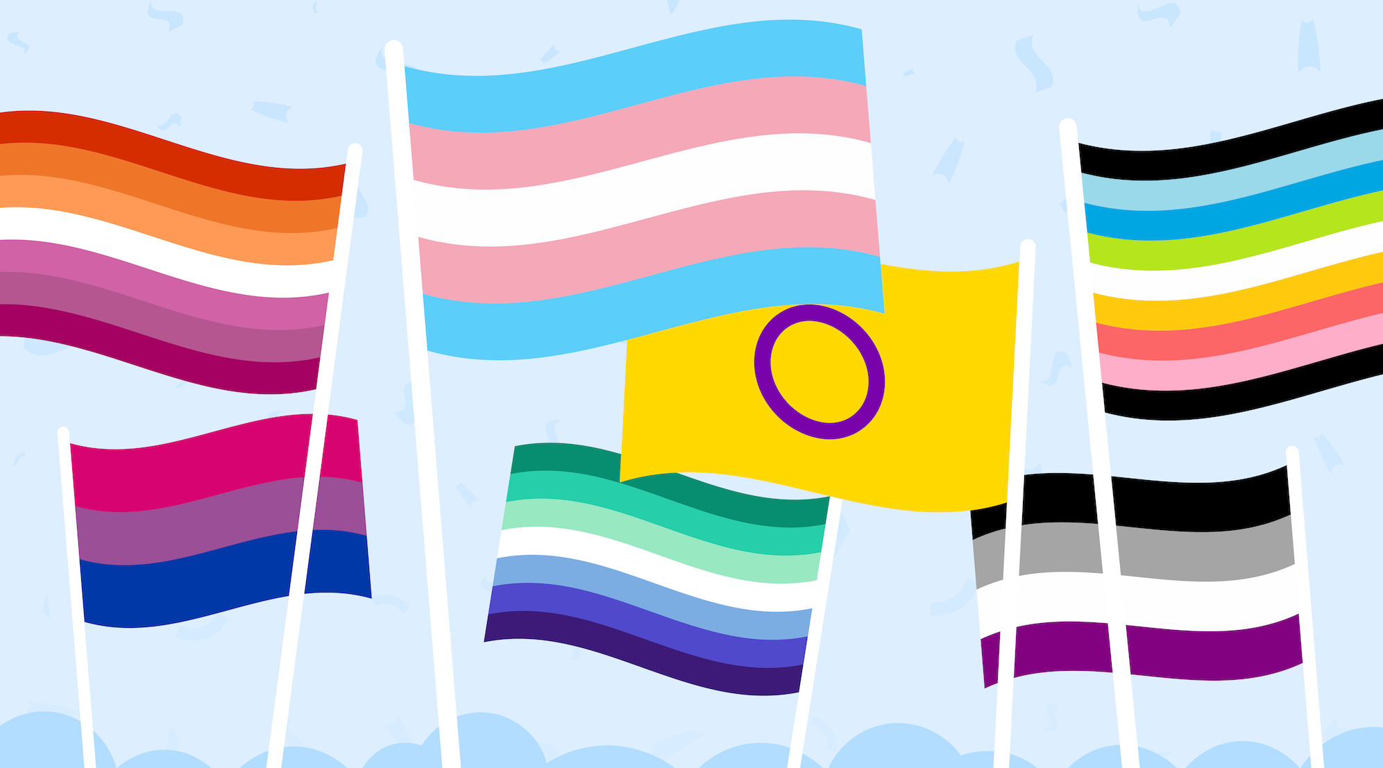 Every LGBTQ+ flag you might see at Pride and what they all mean