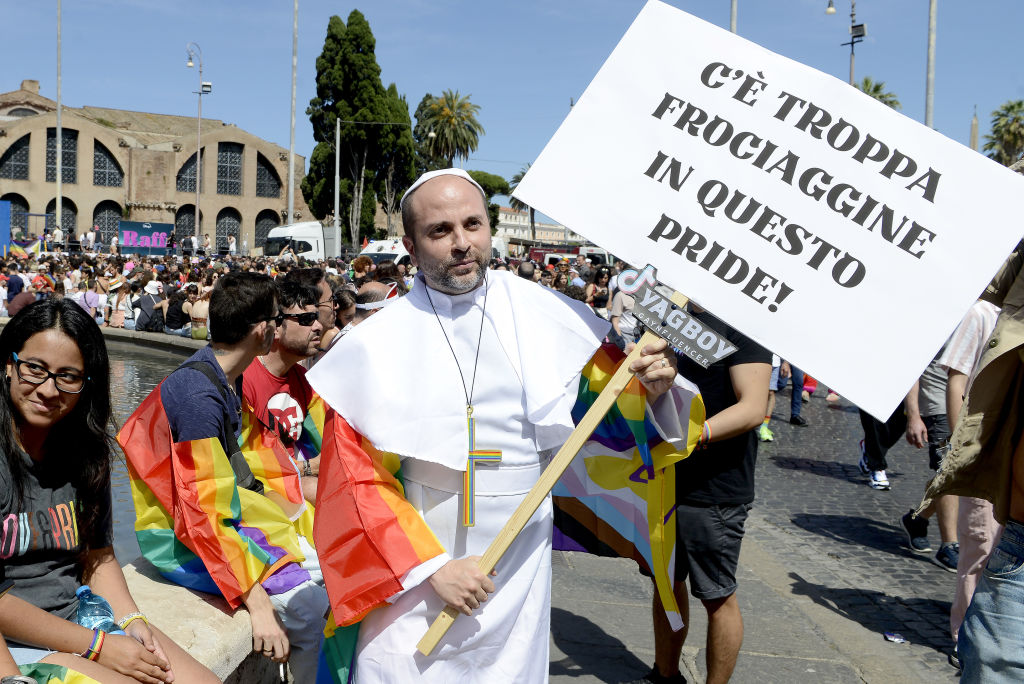 Rome Pride-goers celebrate 30th anniversary by making fun of Pope’s 'frociaggine' comment