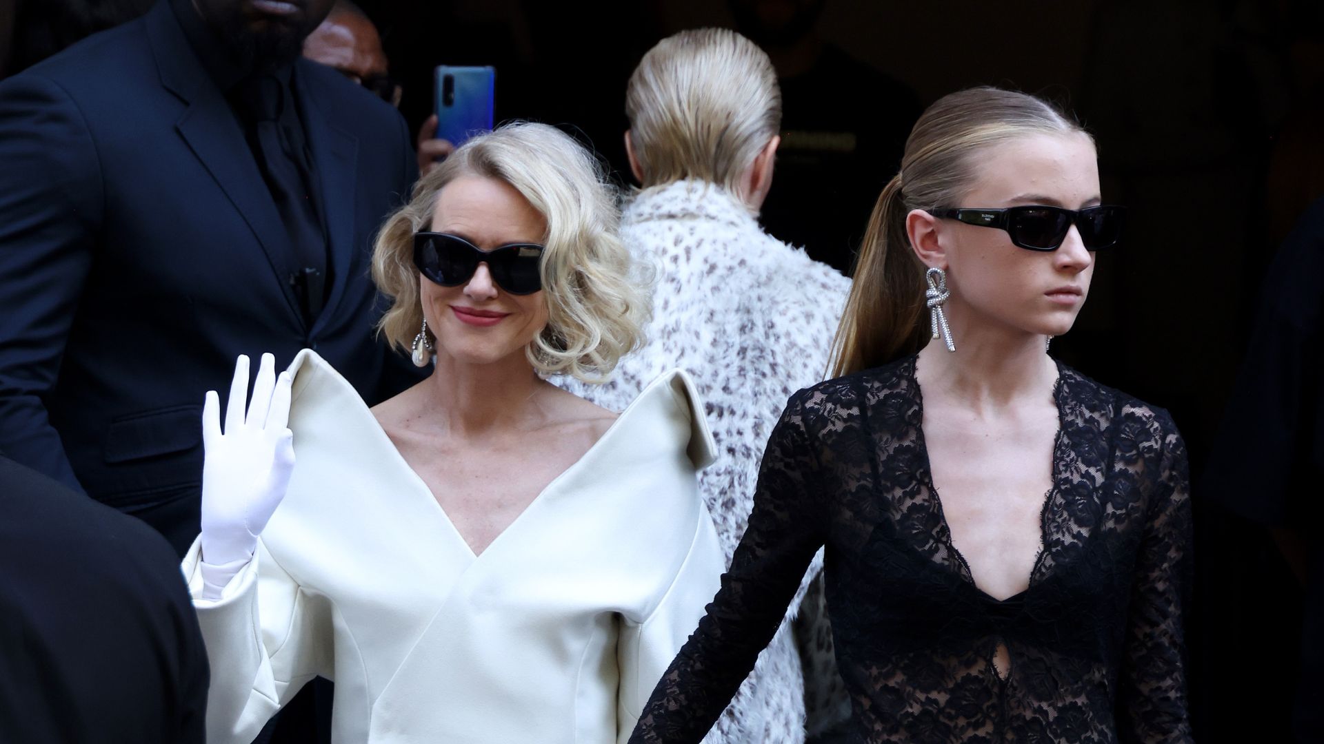 Naomi Watts and her trans daughter Kai slay the house down at Paris fashion show