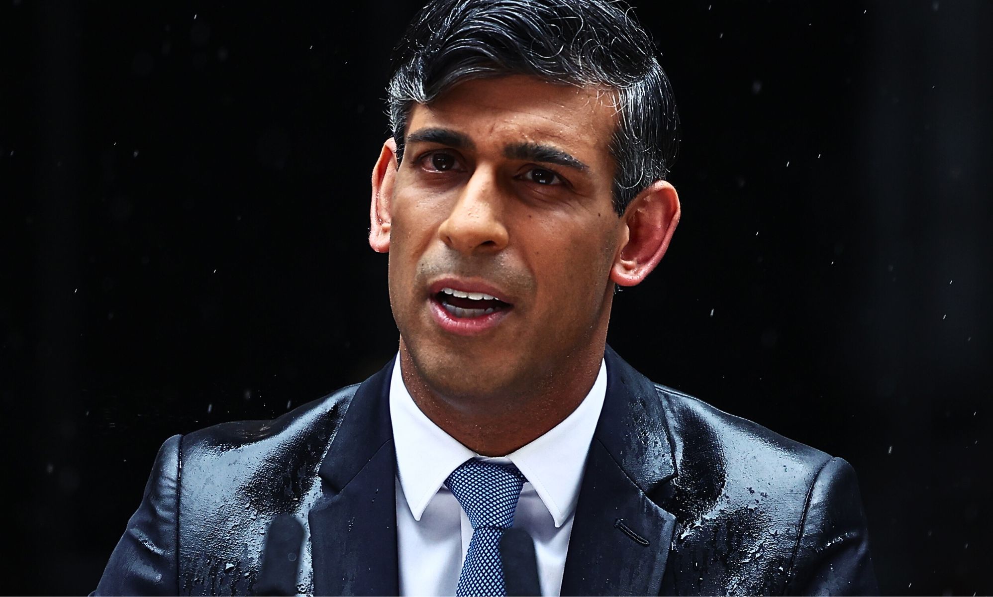 Rishi Sunak after announcing a General Election.