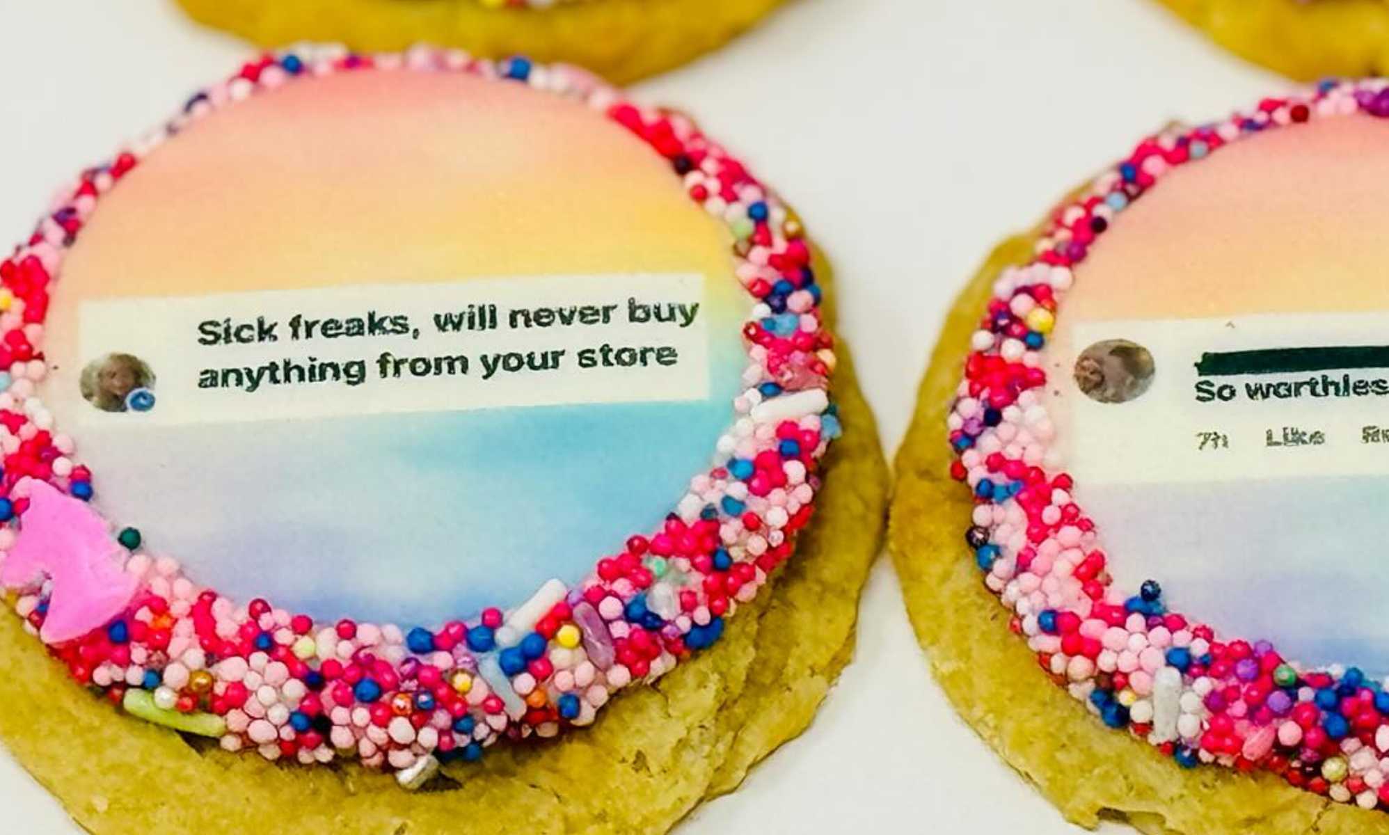Bakery turns homophobic messages into 'iconic' cookie toppings for Pride: 'Deviancy at its finest'
