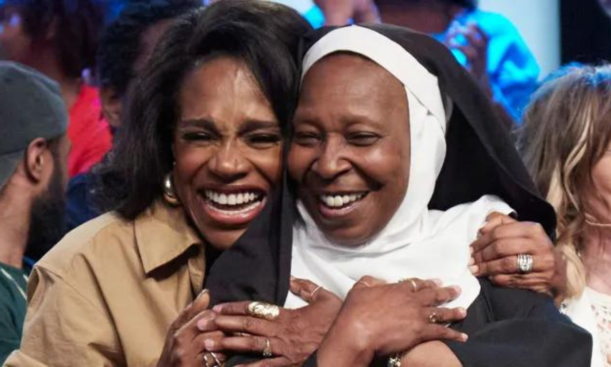Whoopi Goldberg shares Sister Act 3 update during emotional film reunion on The View
