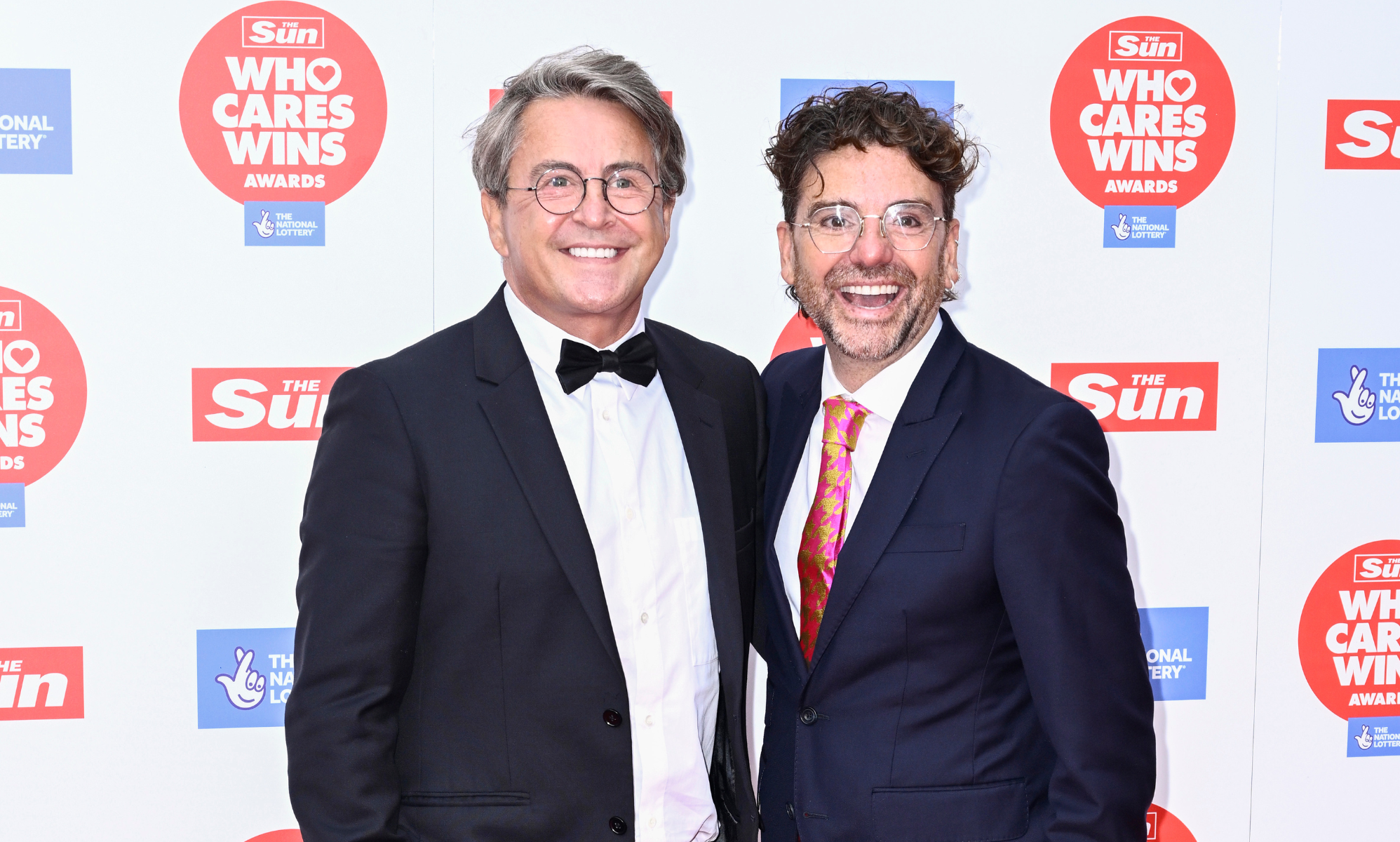 Stephen Webb (left) and Daniel Lustig (right) split in April. (Getty)