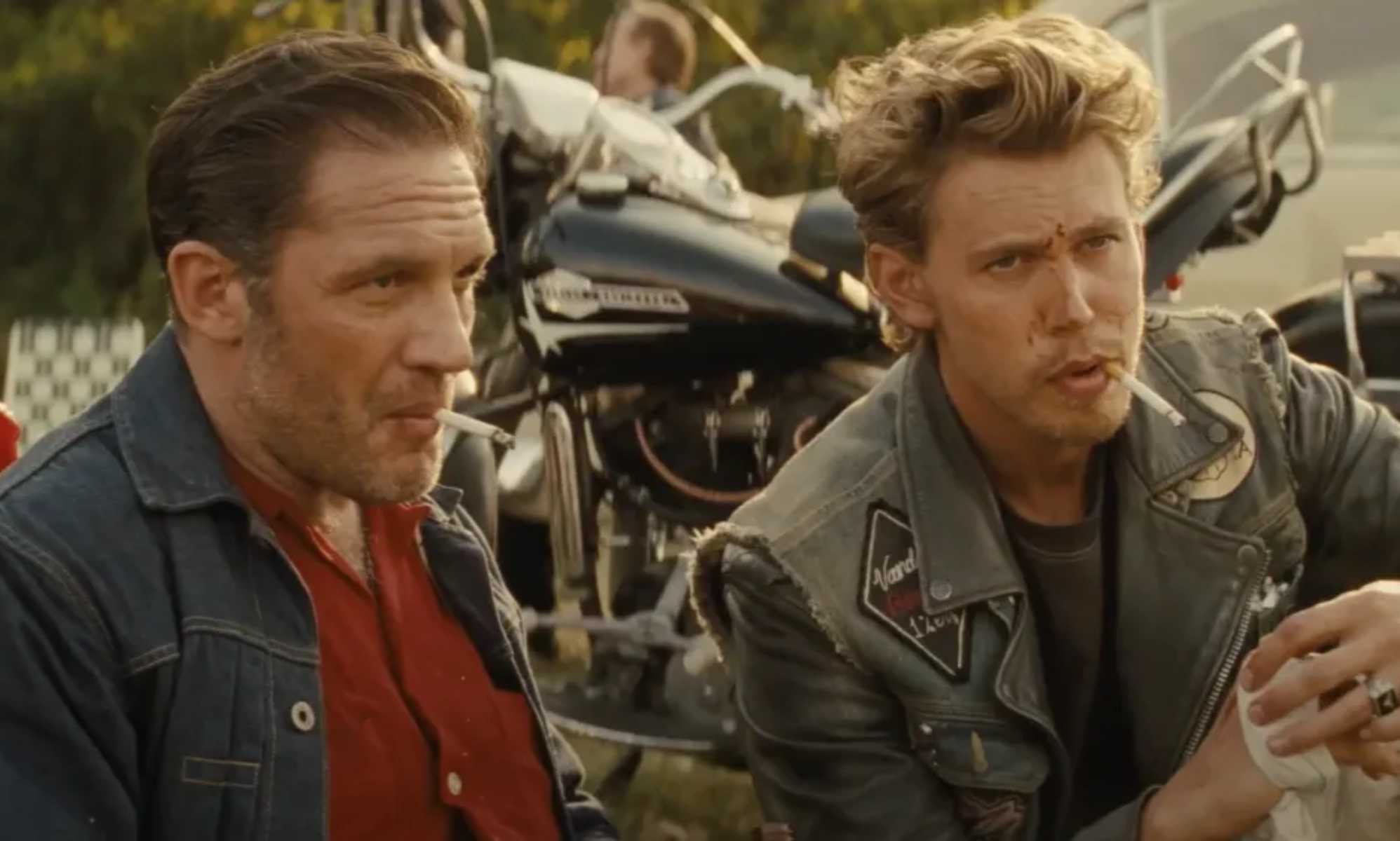 The Bikeriders' Tom Hardy on Johnny's 'addictive' relationship with Austin Butler's Benny