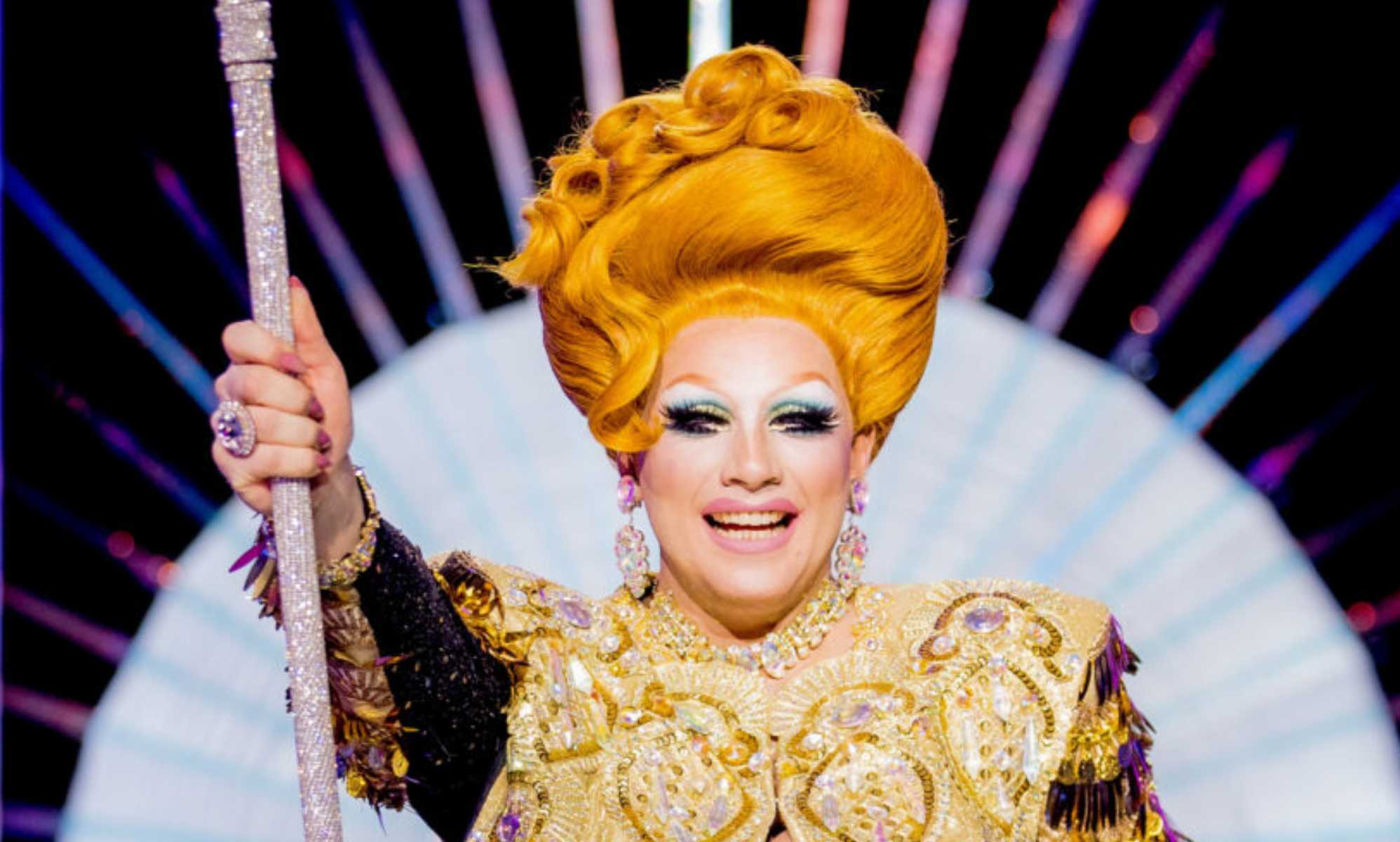 Ginger Johnson winning Drag Race UK season five