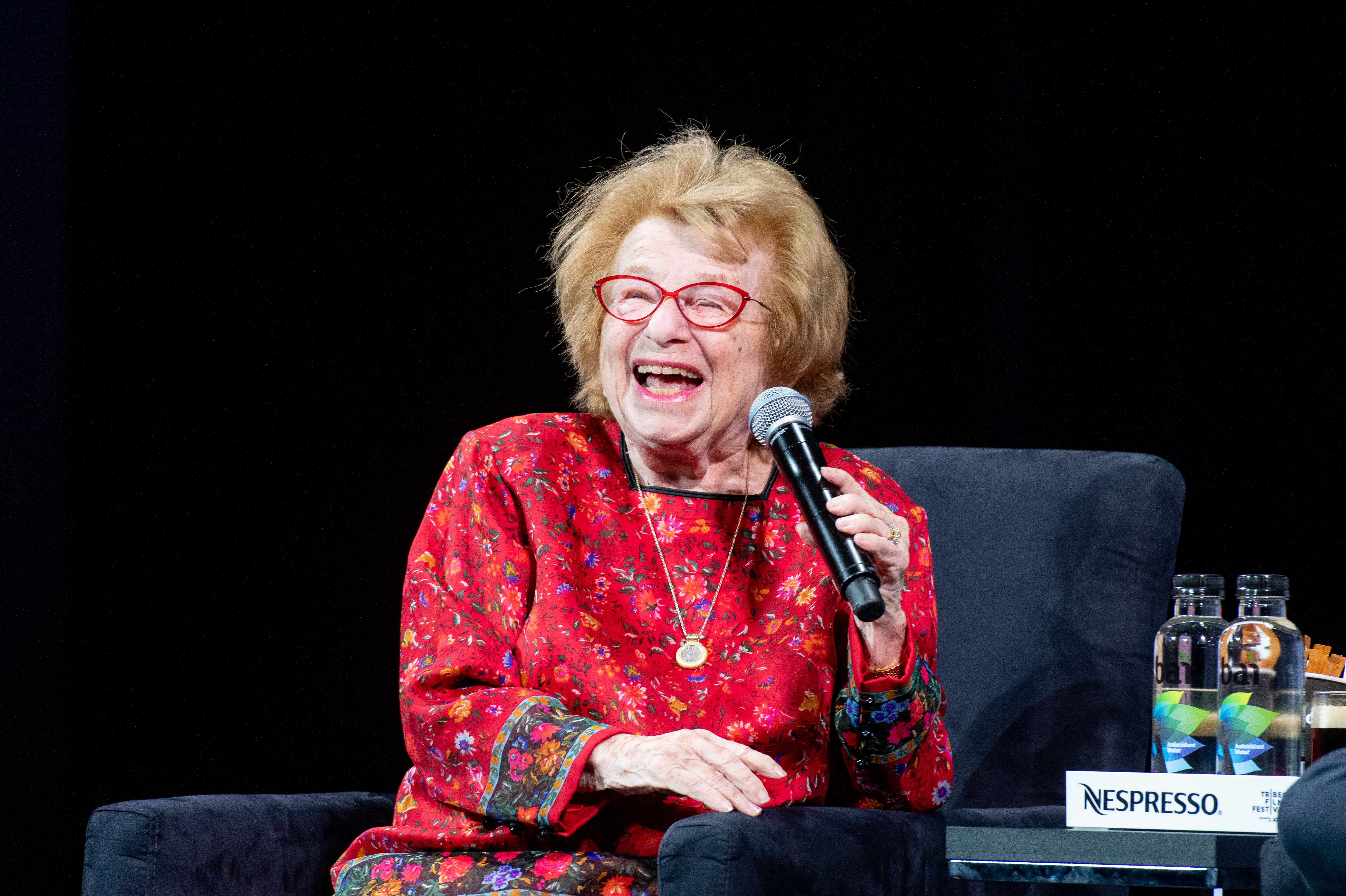 Dr Ruth discusses &quot;Ask Dr Ruth&quot; at the 2019 Tribeca Film Festival at Spring Studio in 2019