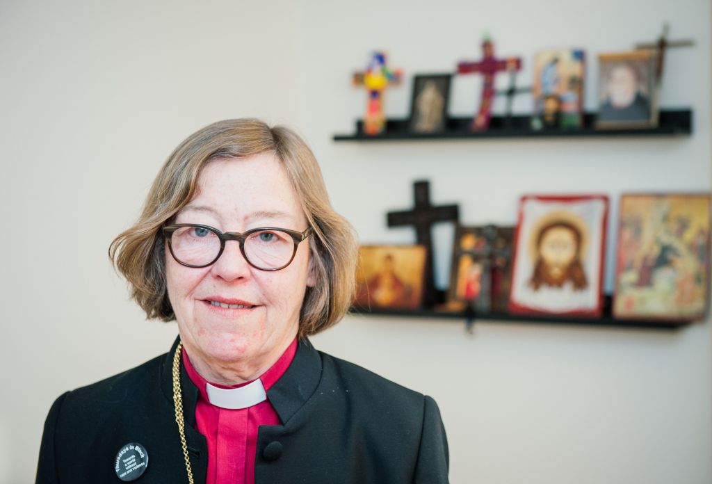 Bigots are furious at the world’s first lesbian bishop, Eva Brunne, for something she did in 2015