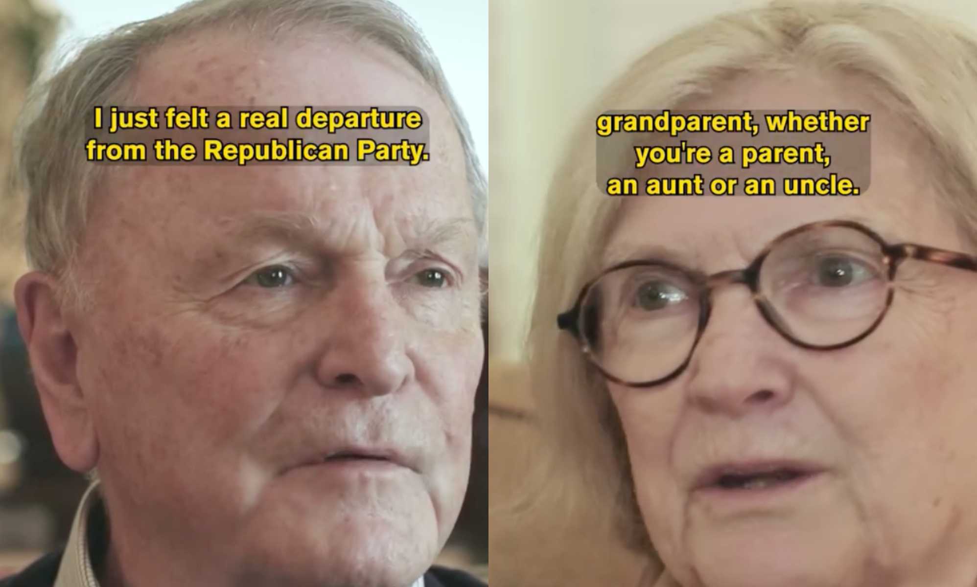 Older couple's trans grandchild inspired them to leave Republican party: 'It was a no-brainer'