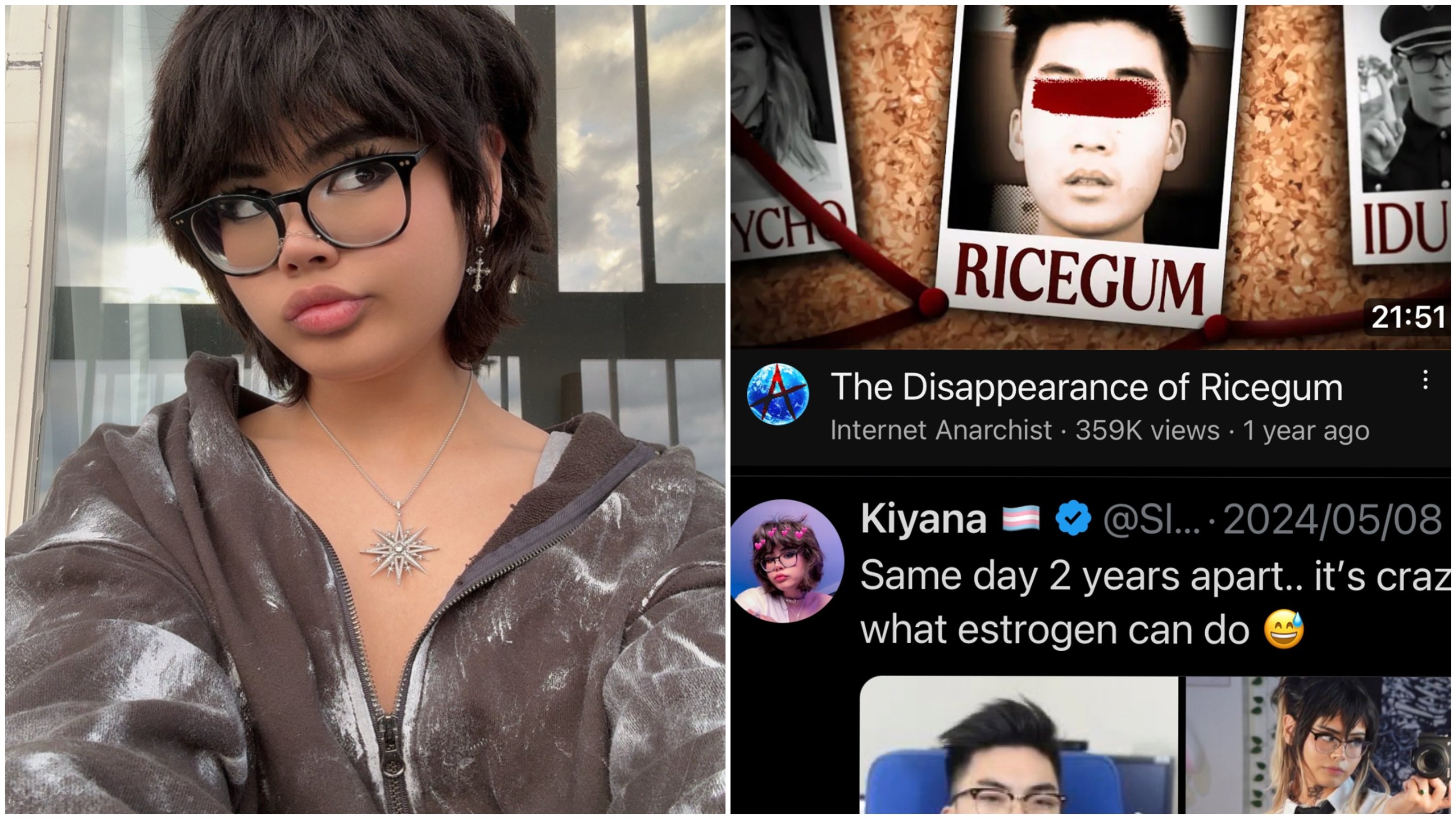 No, YouTuber RiceGum hasn't come out as trans – it was just an OnlyFans star making a joke