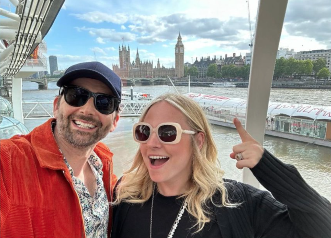 Georgia and David Tennant mock the Tories with hilarious Doctor Who reference after election flop