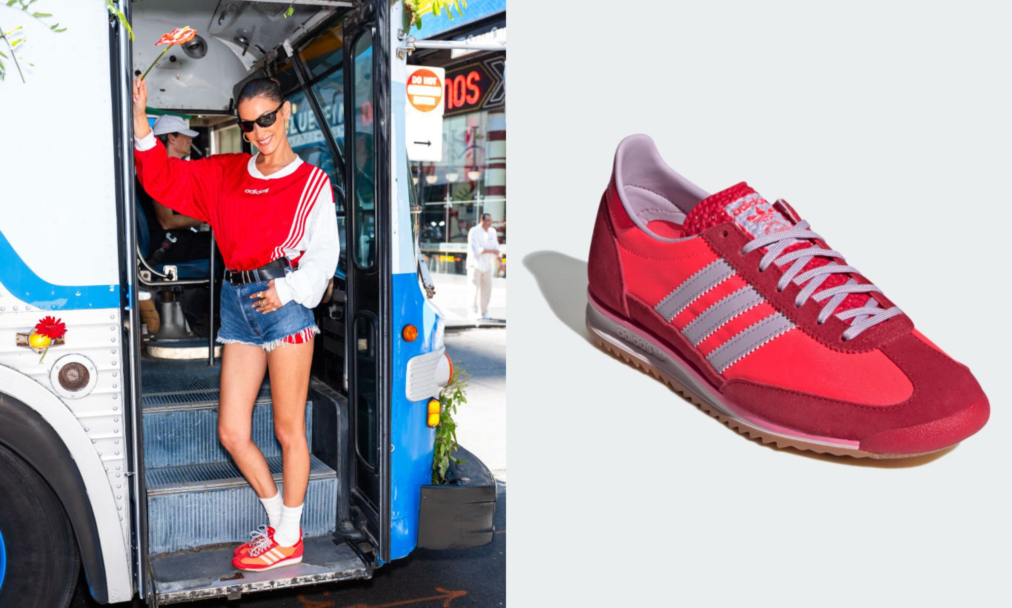 Adidas teams up with Bella Hadid to release the 'sneakers of the summer'