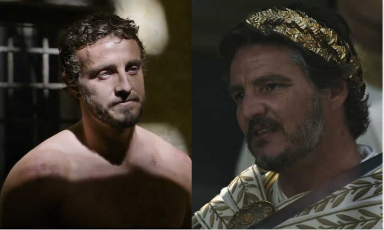 Paul Mescal and Pedro Pascal are buff and bloodied in nail-biting Gladiator II trailer