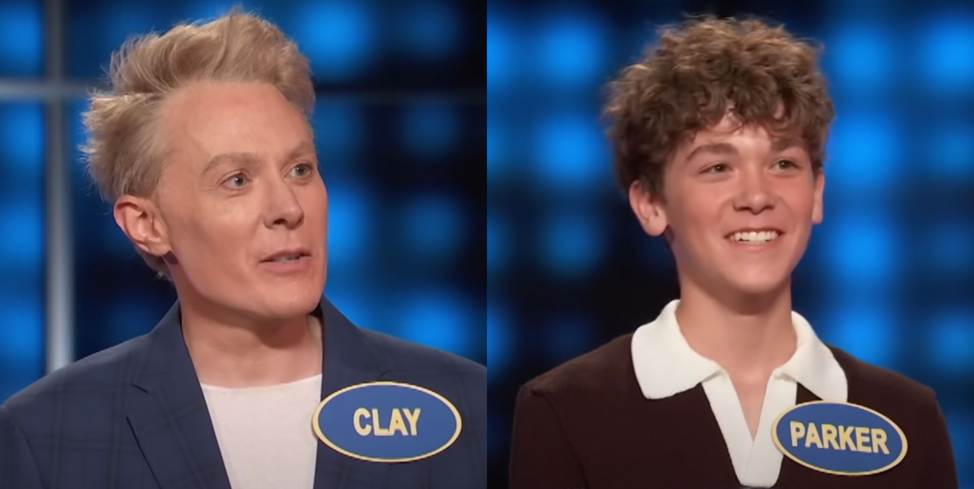 Gay American Idol star Clay Aiken's son makes TV debut in Celebrity Family Feud